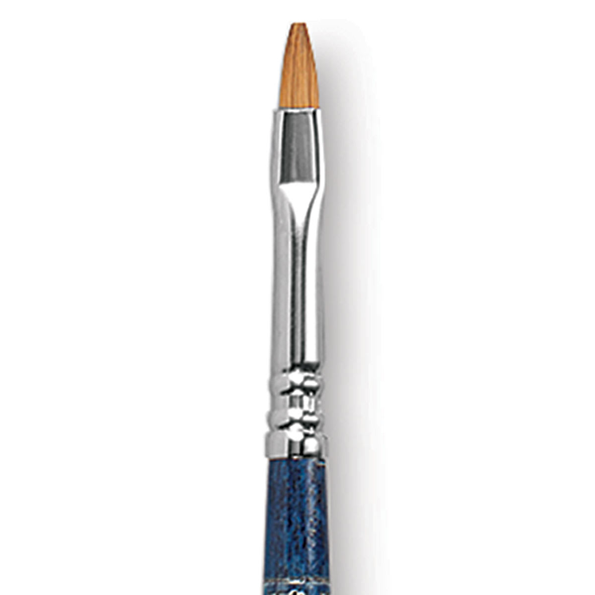 Escoda Optimo Kolinsky Sable Brush - Bright, Long Handle, Size 4 close up