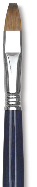 Escoda Optimo Kolinsky Sable Oil Brushes - Closeup of Bright Brush