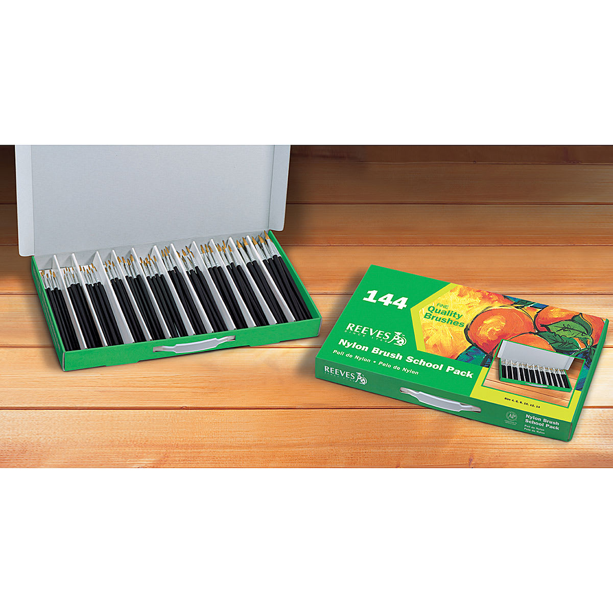 Nylon School Brushes, Pkg of 144