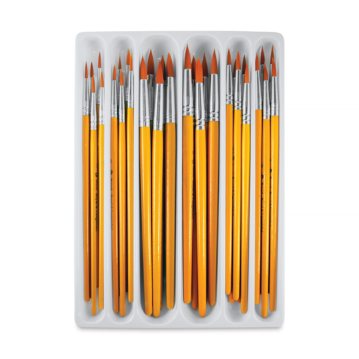 Royal Langnickel Golden Taklon Classroom Value Pack - Rounds, Set of 30