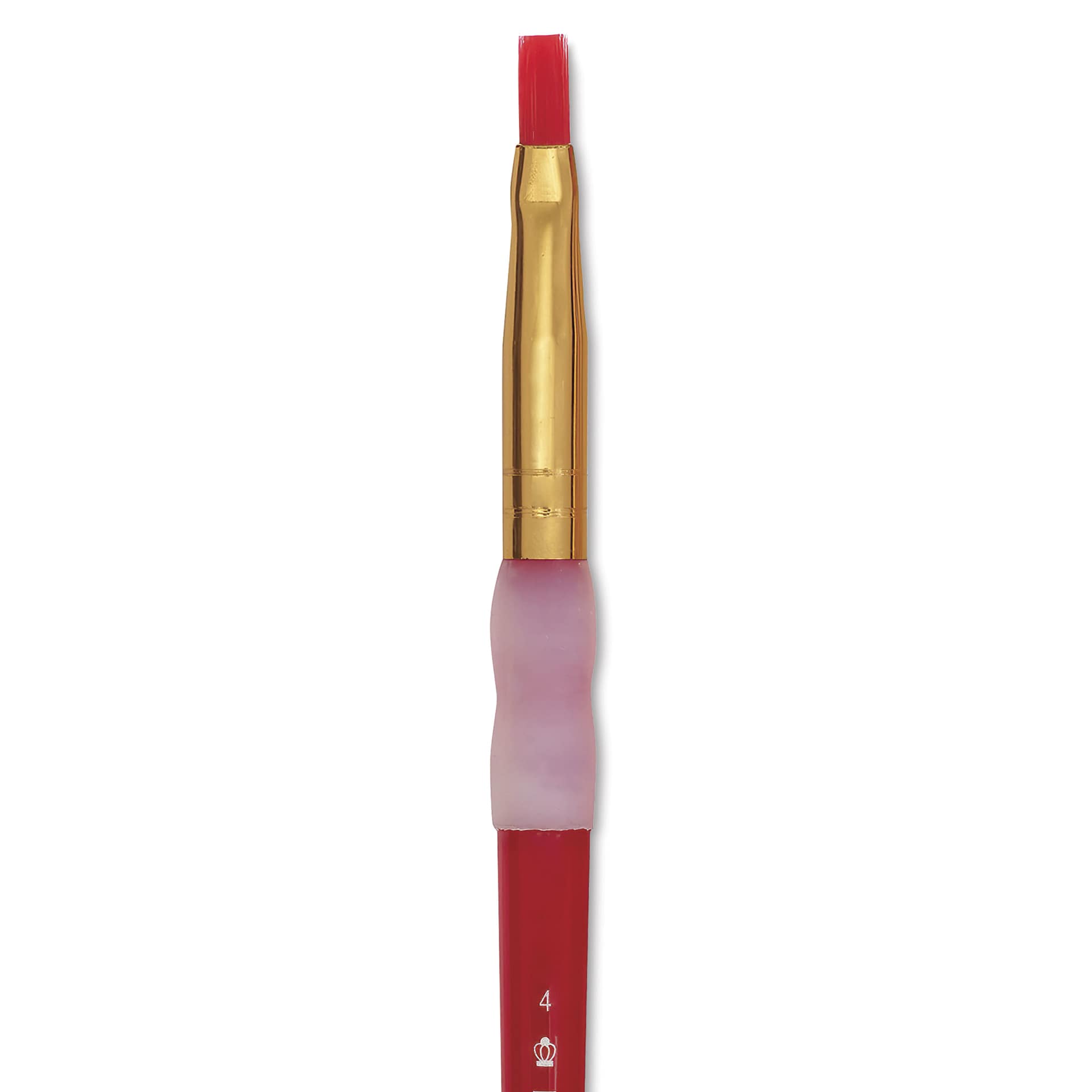 Royal & Langnickel Big Kids' Choice Lil' Grippers Brush - Series BK63 Shader, Size 4, Short Handle