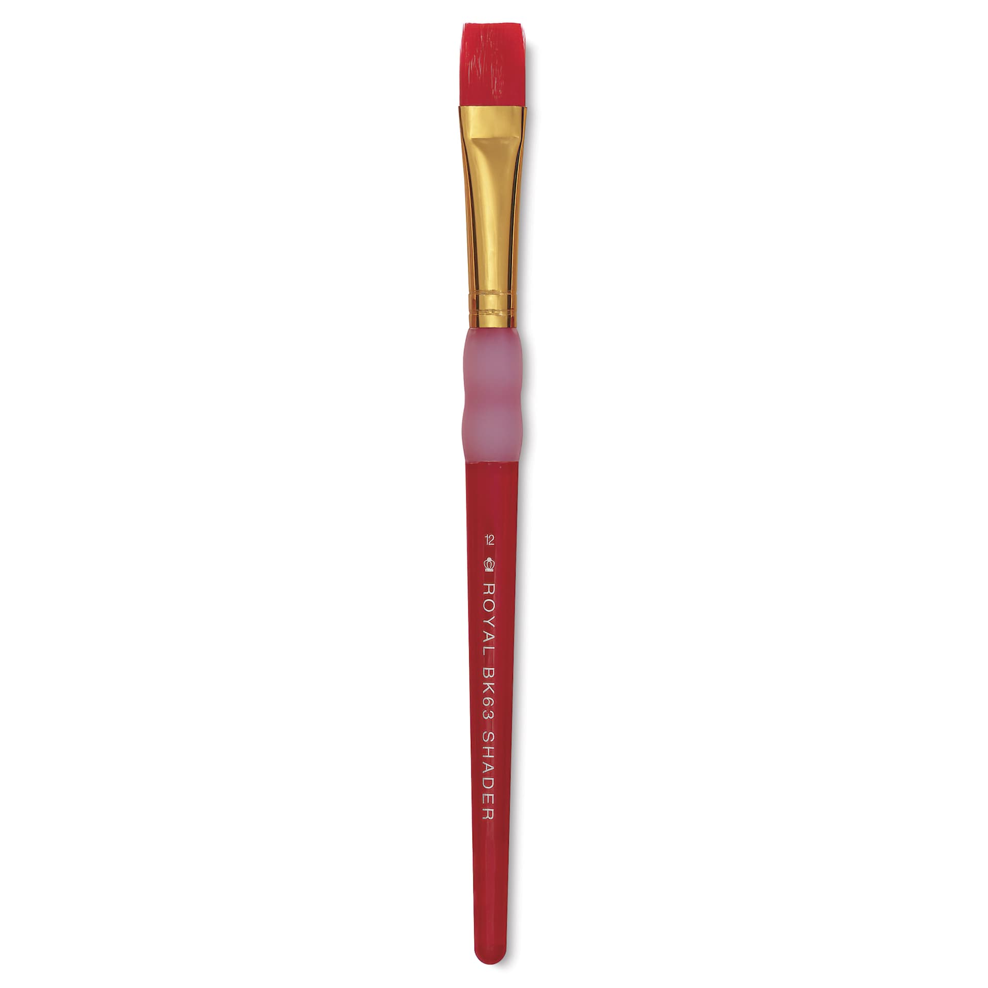 Royal & Langnickel Big Kids' Choice Lil' Grippers Brush - Series BK63 Shader, Size 12, Short Handle