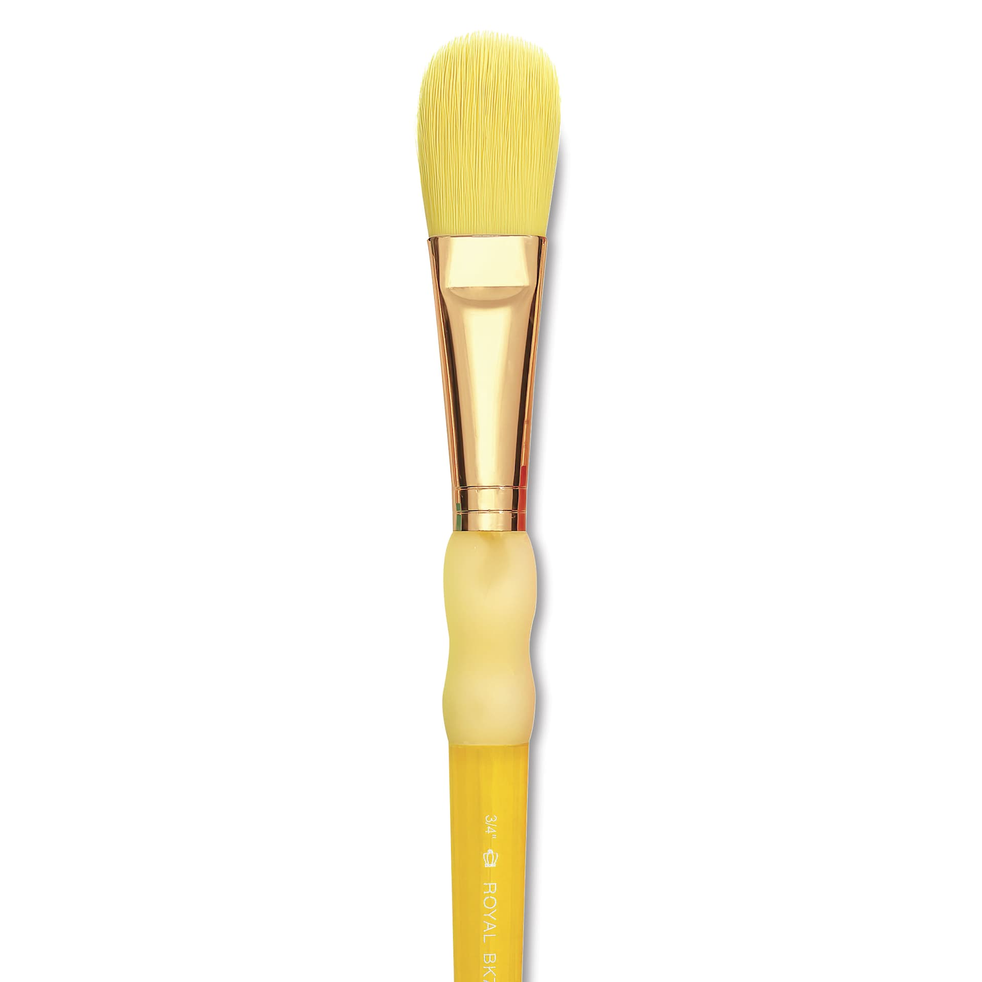 Royal & Langnickel Big Kids' Choice Lil' Grippers Brush - Series BK66 Filbert, Size 3/4", Short Handle