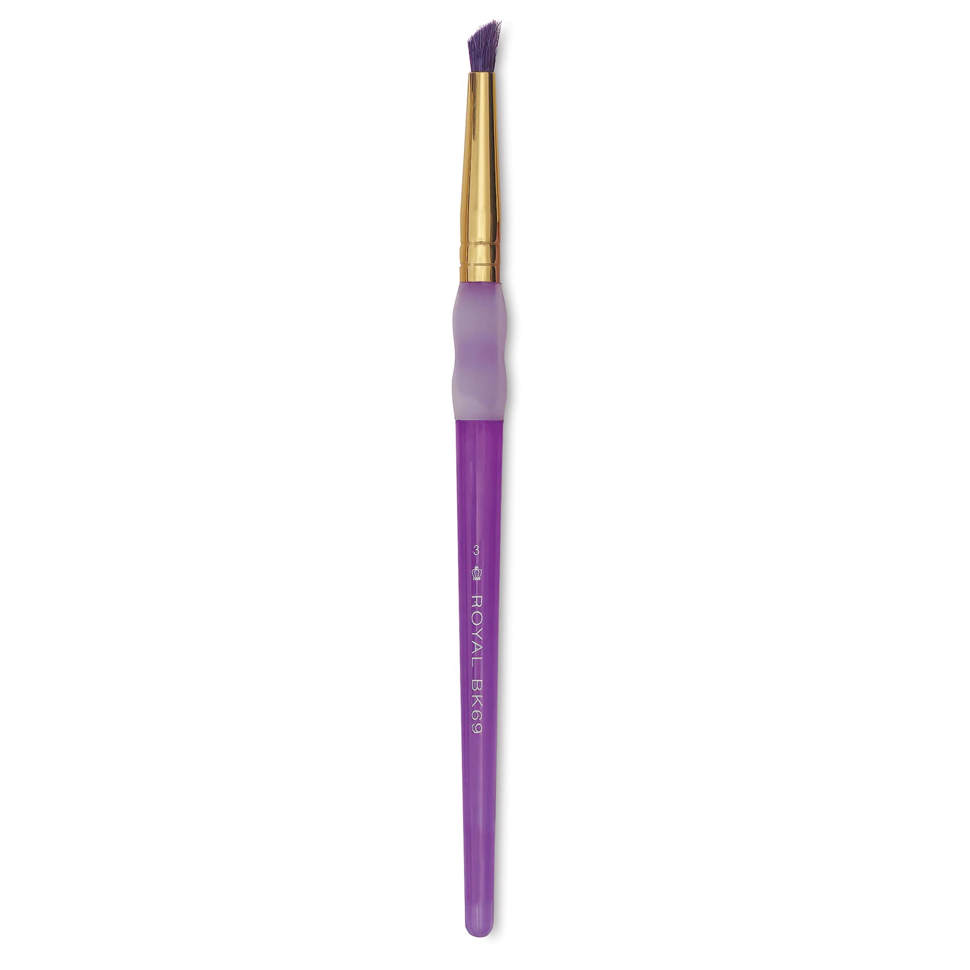 Royal & Langnickel Big Kids' Choice Lil' Grippers Brush - Series BK69 Pouncer, Size 3, Short Handle