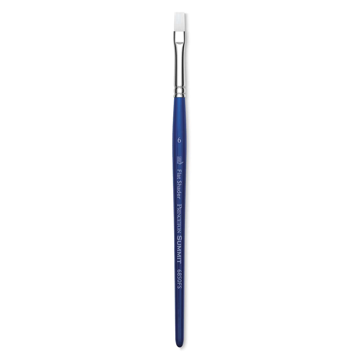 Princeton Summit Series 6850 Flat Shader Brush - Size 6, Short Handle, Synthetic
