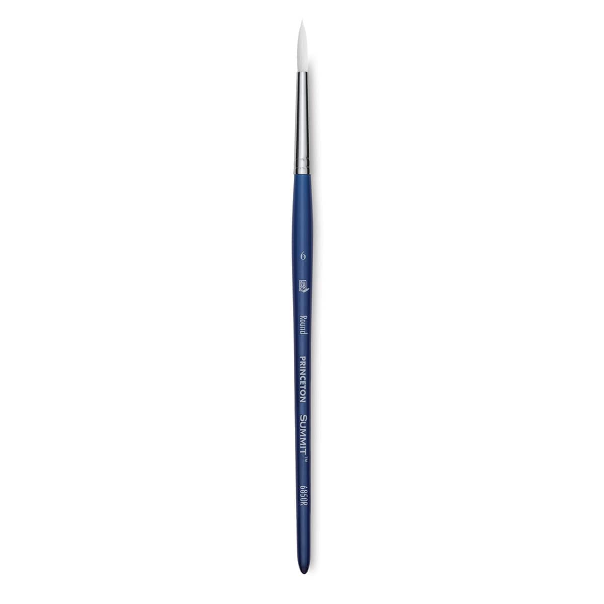 Princeton Summit Series 6850 Round Brush - Size 6, Short Handle, Synthetic