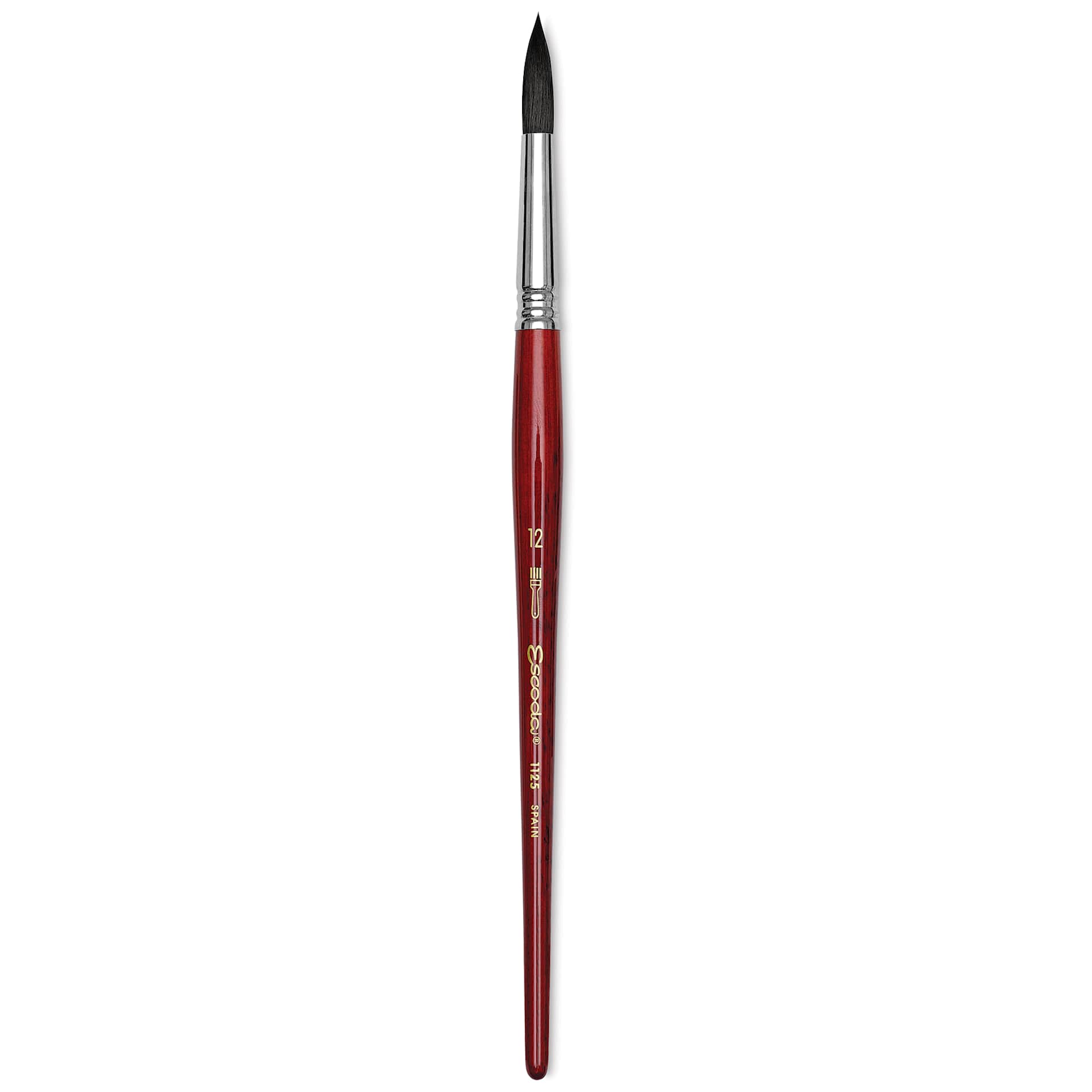 Escoda Aquario Squirrel Hair Brush - Round, Short Handle, Size 12