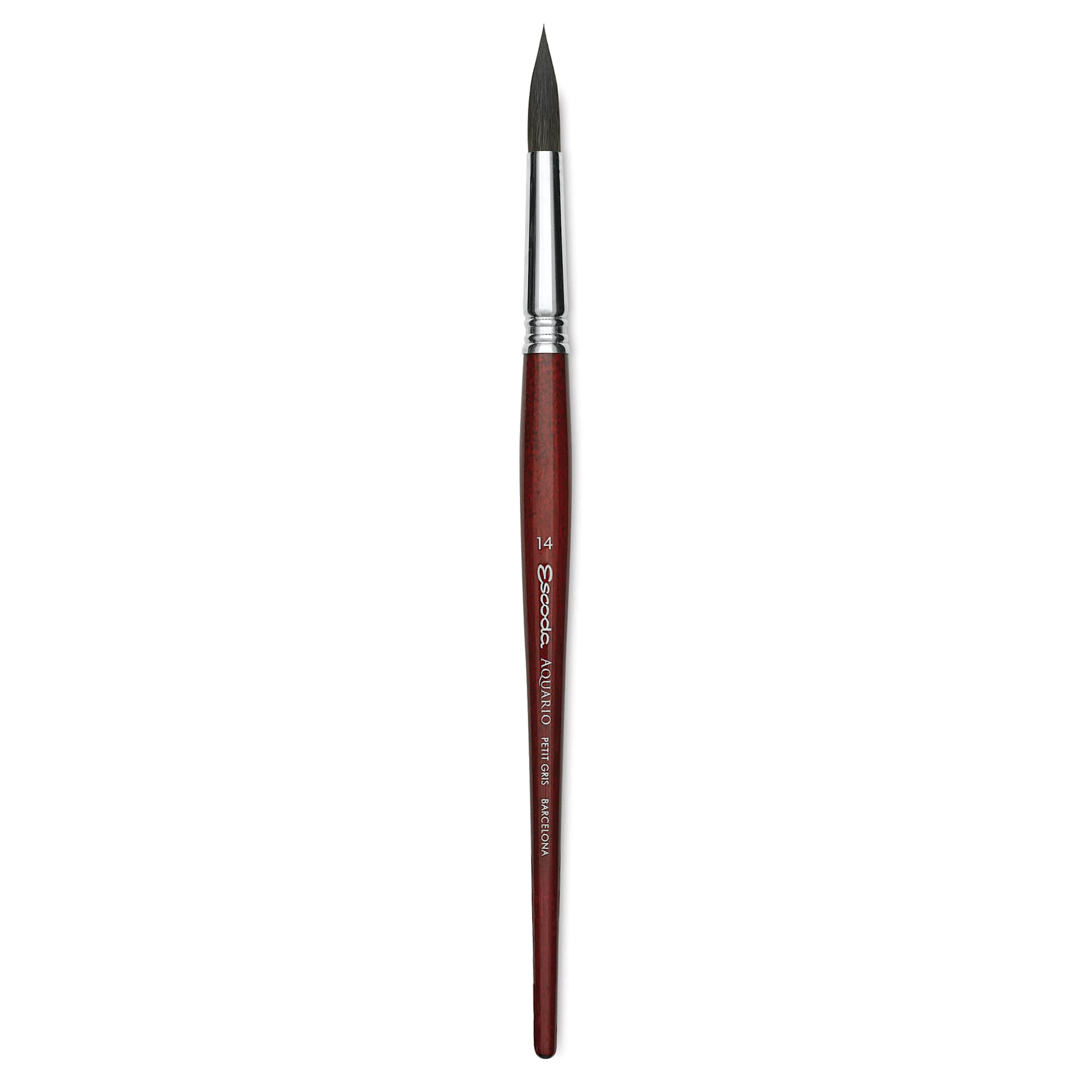 Escoda Aquario Squirrel Hair Brush - Round, Short Handle, Size 14