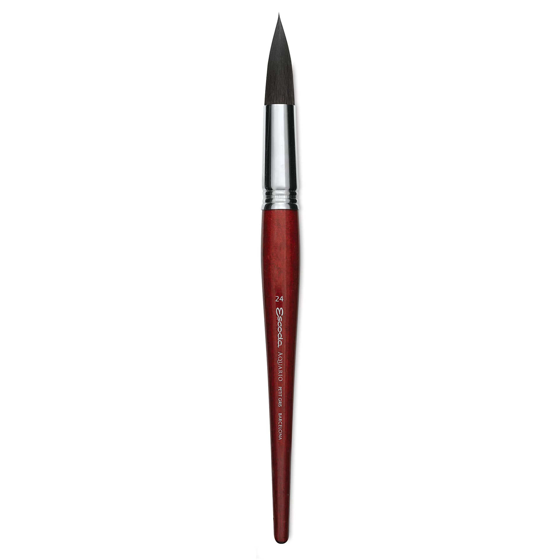 Escoda Aquario Squirrel Hair Brush - Round, Short Handle, Size 24