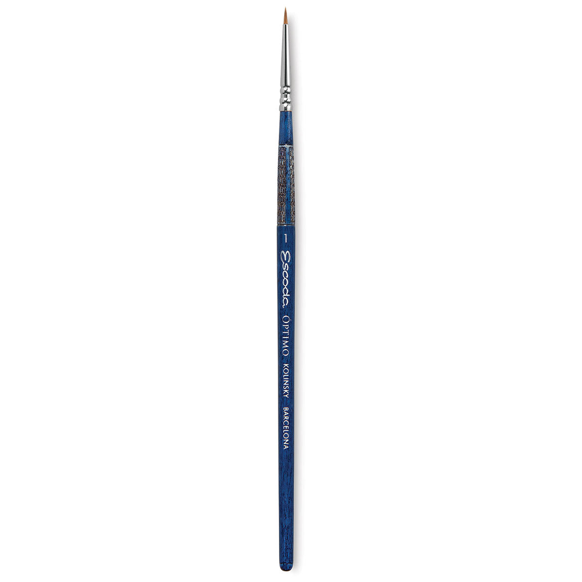 Escoda Optimo Kolinsky Sable Brush - Detailer Round, Short Handle, Size 1