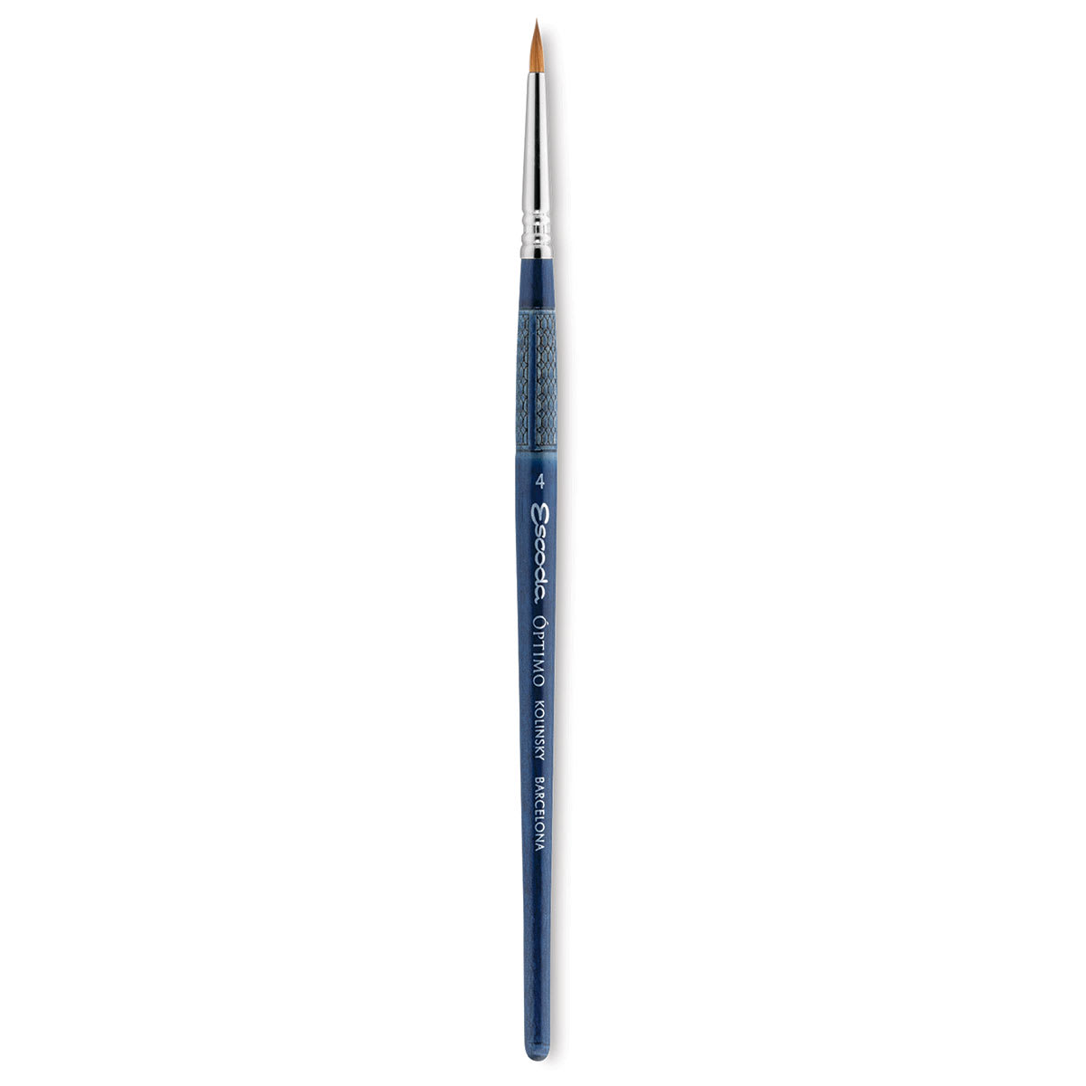 Escoda Optimo Kolinsky Sable Brush - Detailer Round, Short Handle, Size 4