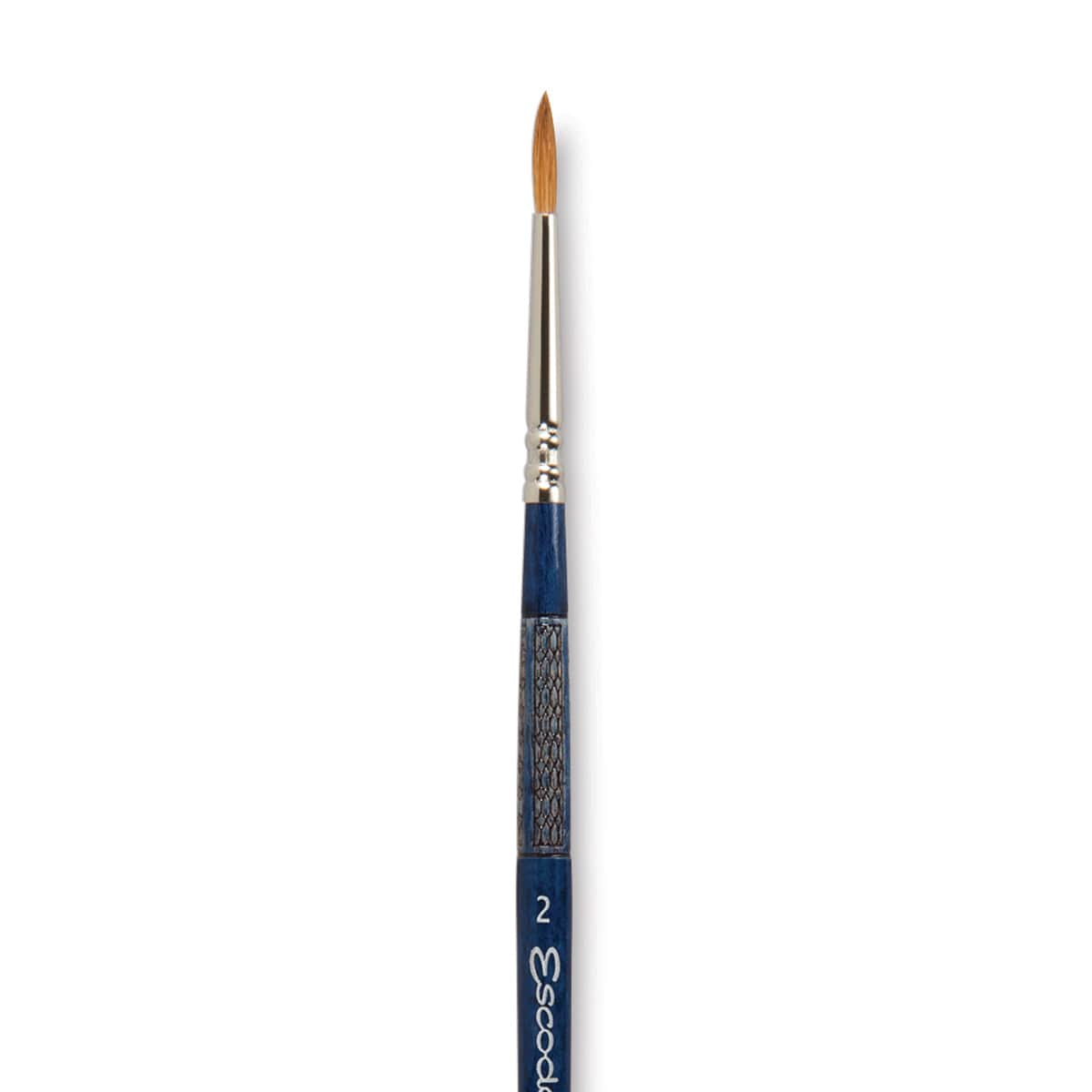 Escoda Optimo Kolinsky Sable Brush - Pointed Round, Short Handle, Size 2