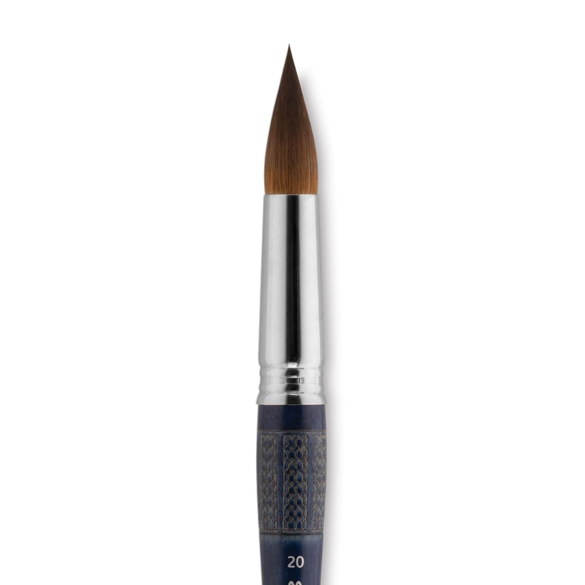 Escoda Optimo Kolinsky Sable Brush - Pointed Round, Short Handle, Size 20