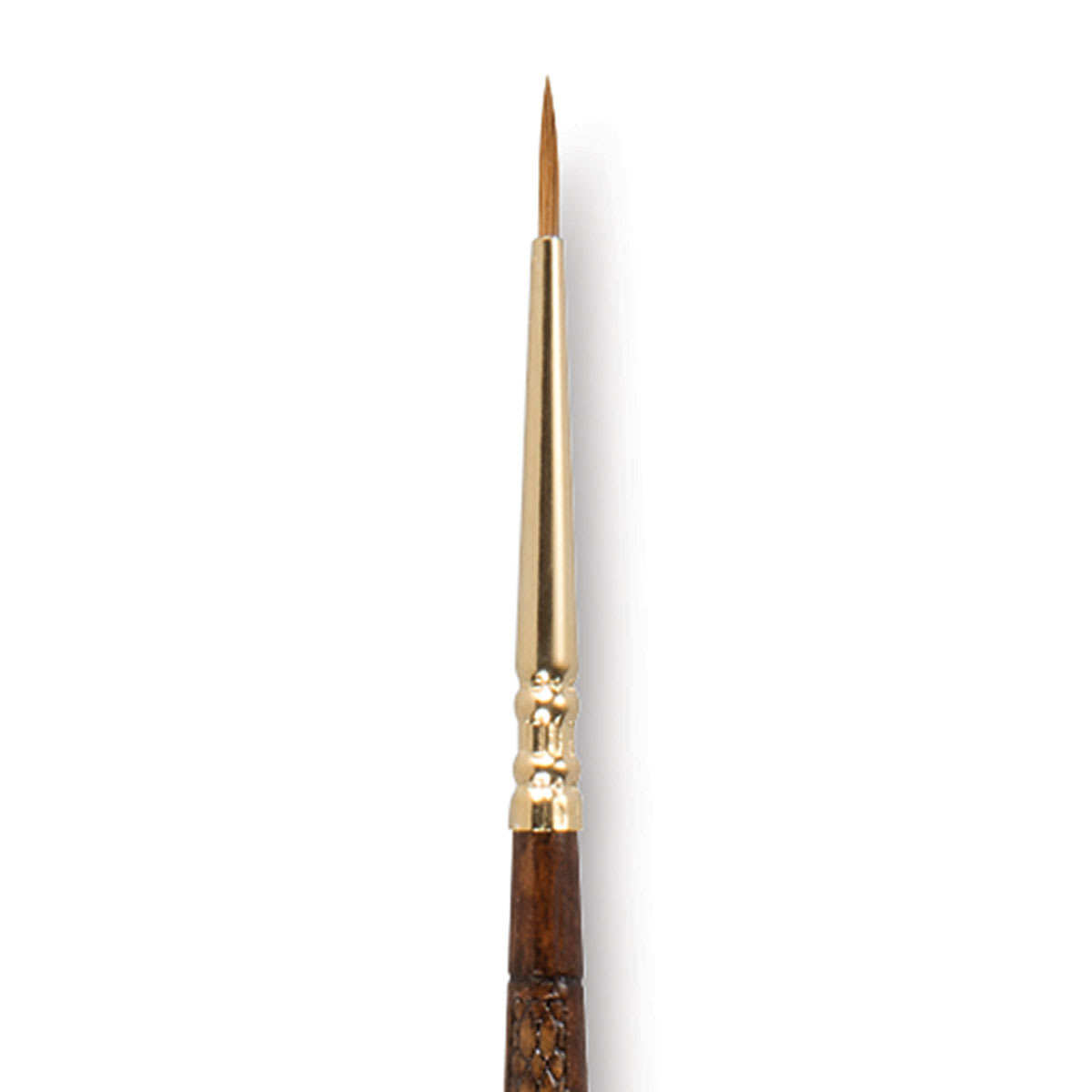Escoda Reserva Kolinsky-Tajmyr Sable Brush - Pointed Round, Short Handle, Size 0 (close-up)