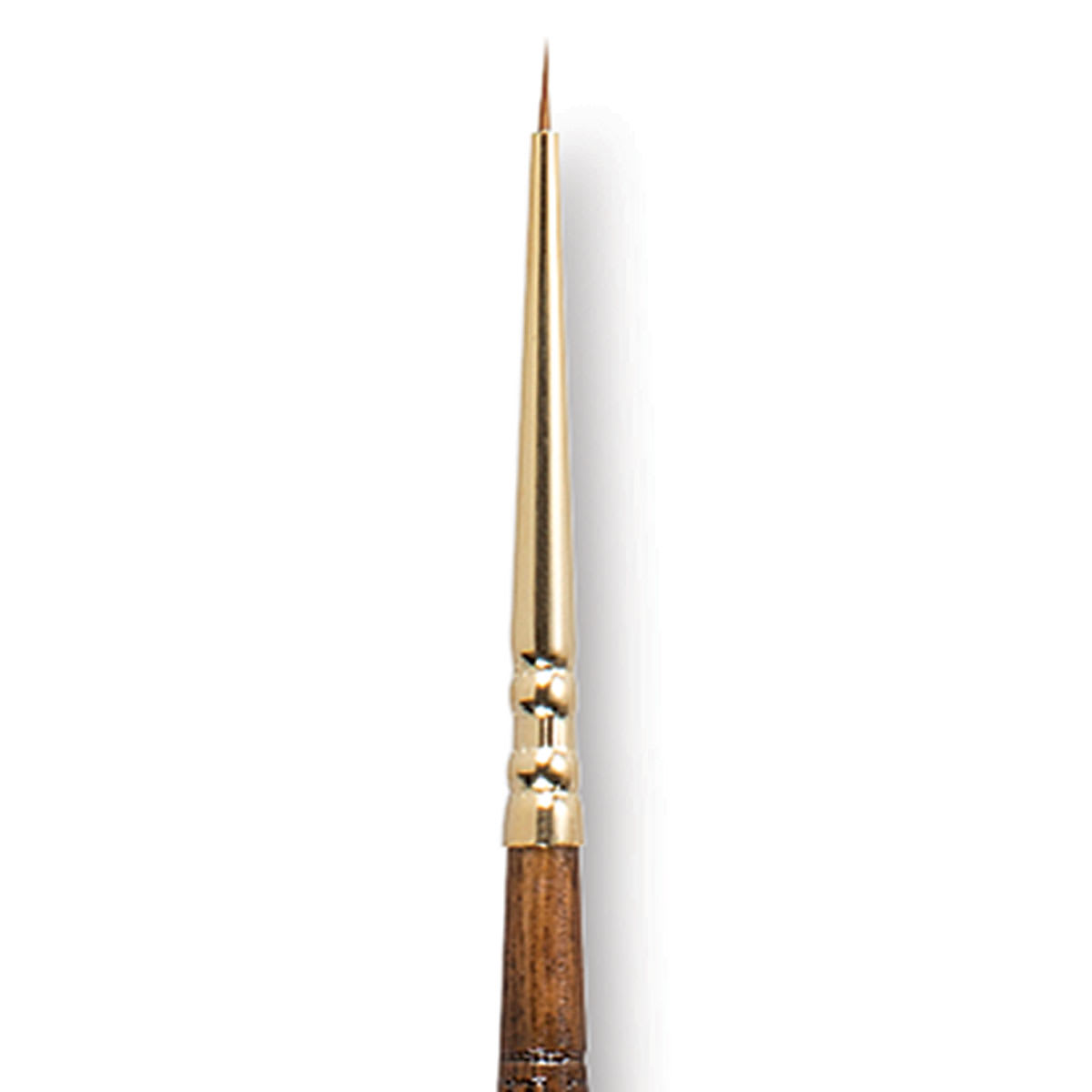 Escoda Reserva Kolinsky-Tajmyr Sable Brush - Pointed Round, Short Handle, Size 5/0 (close-up)
