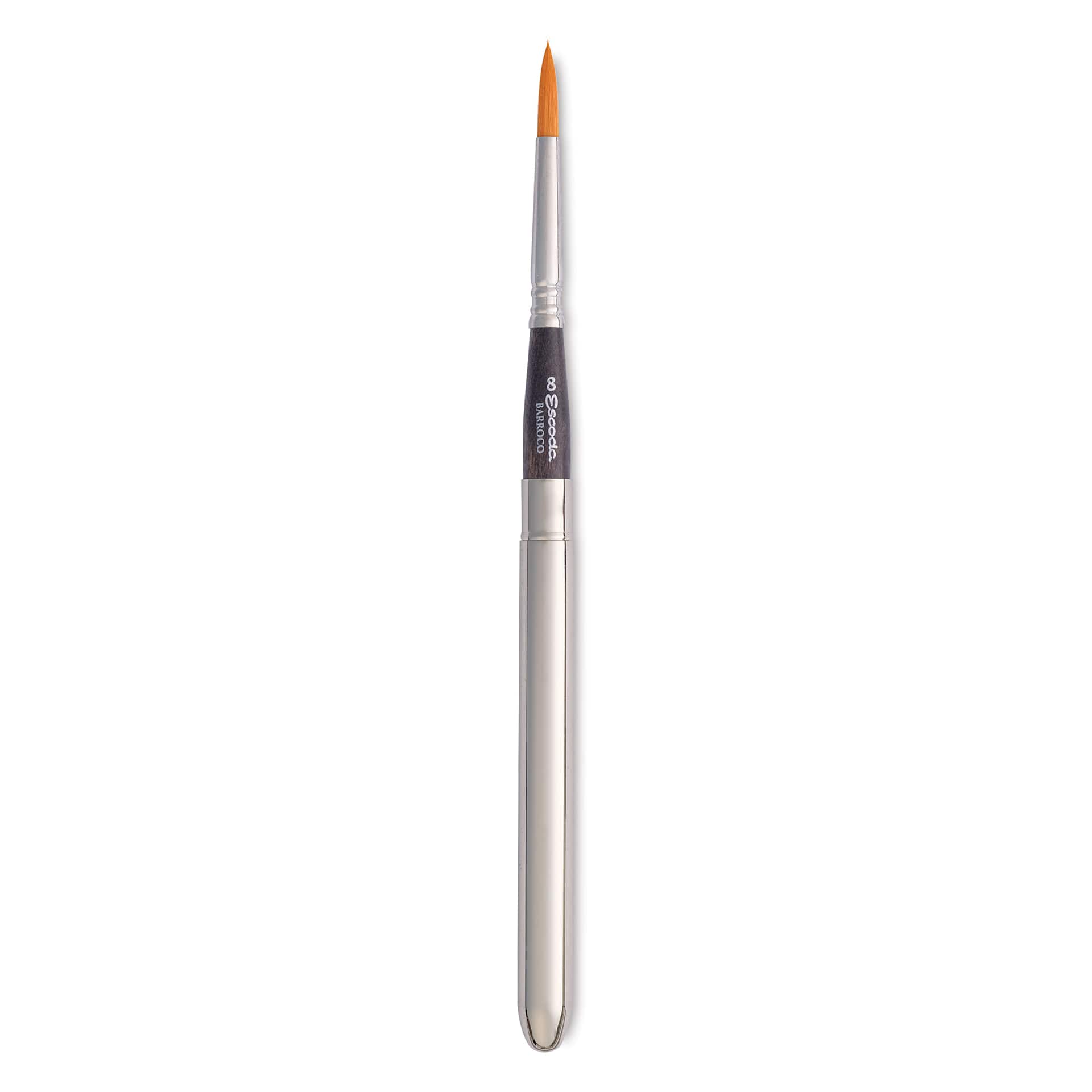 Escoda Barroco Toray Gold Synthetic Travel Brush - Round, Size 8