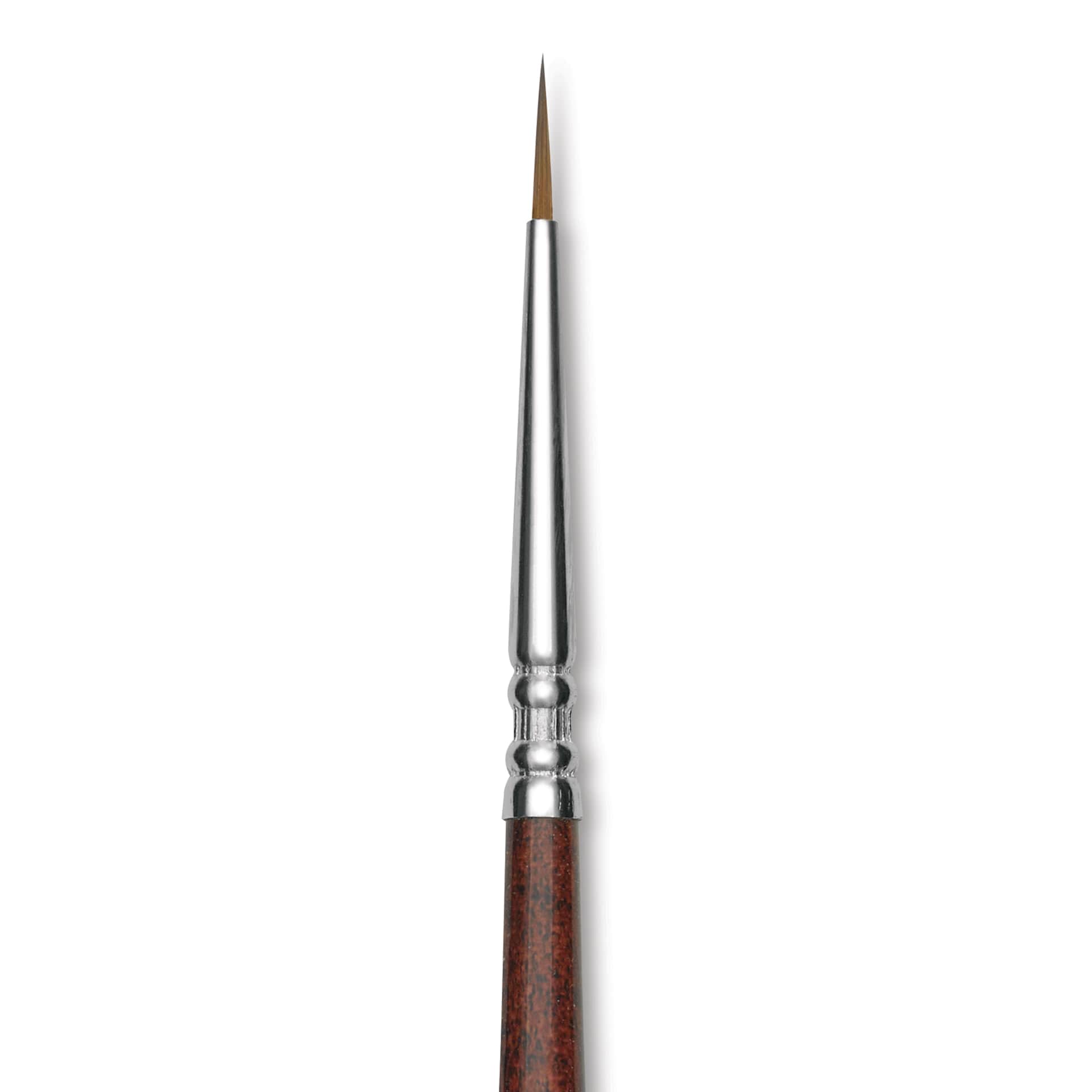 Escoda Prado Tame Synthetic Brush - Round, Short Handle, Size 0, close-up