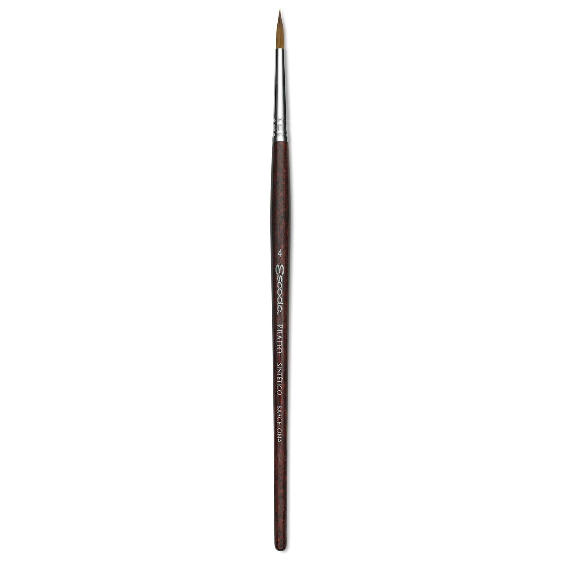 Escoda Prado Tame Synthetic Brush - Round, Short Handle, Size 4
