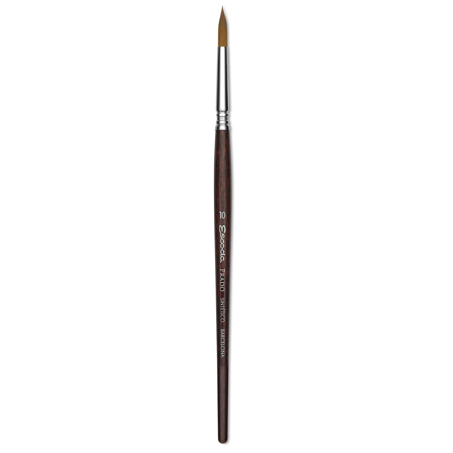 Escoda Prado Tame Synthetic Brush - Round, Short Handle, Size 10