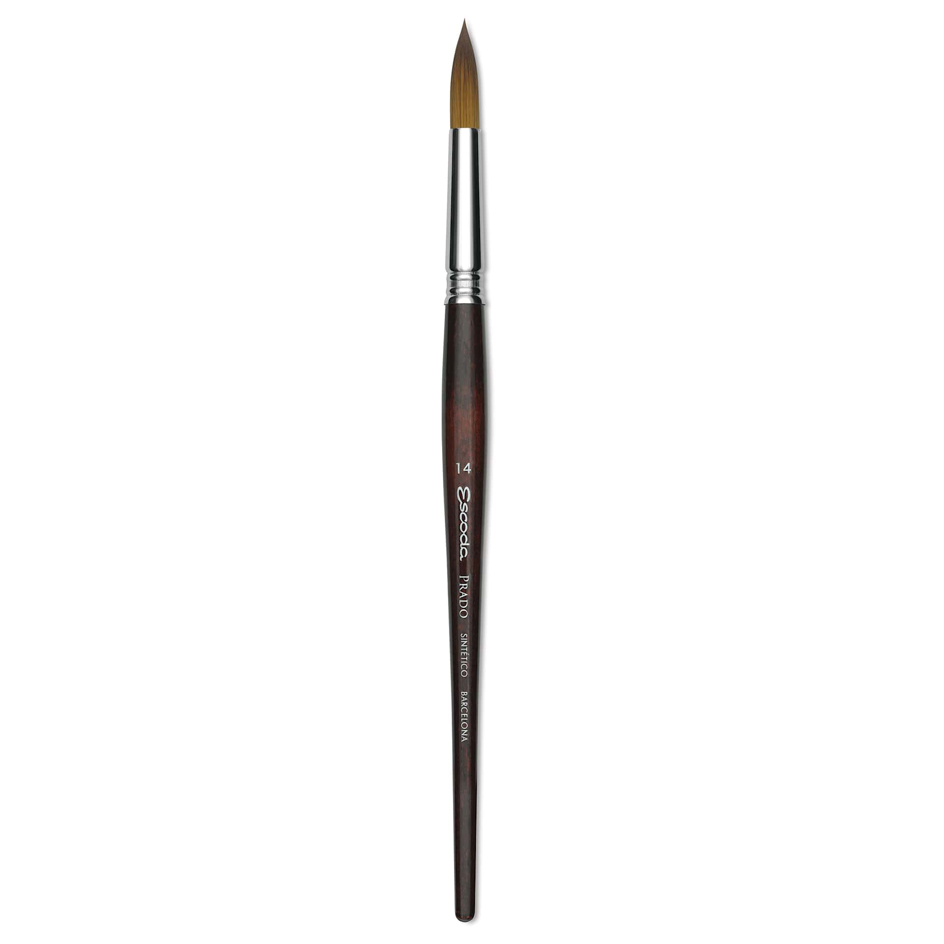 Escoda Prado Tame Synthetic Brush - Round, Short Handle, Size 14