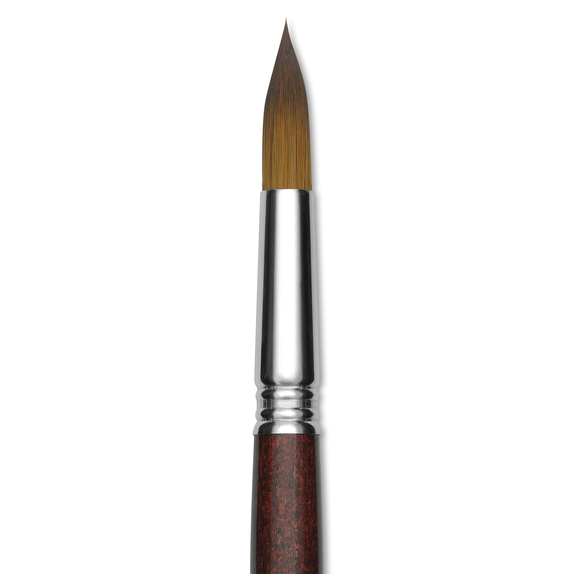 Escoda Prado Tame Synthetic Brush - Round, Short Handle, Size 16, close-up