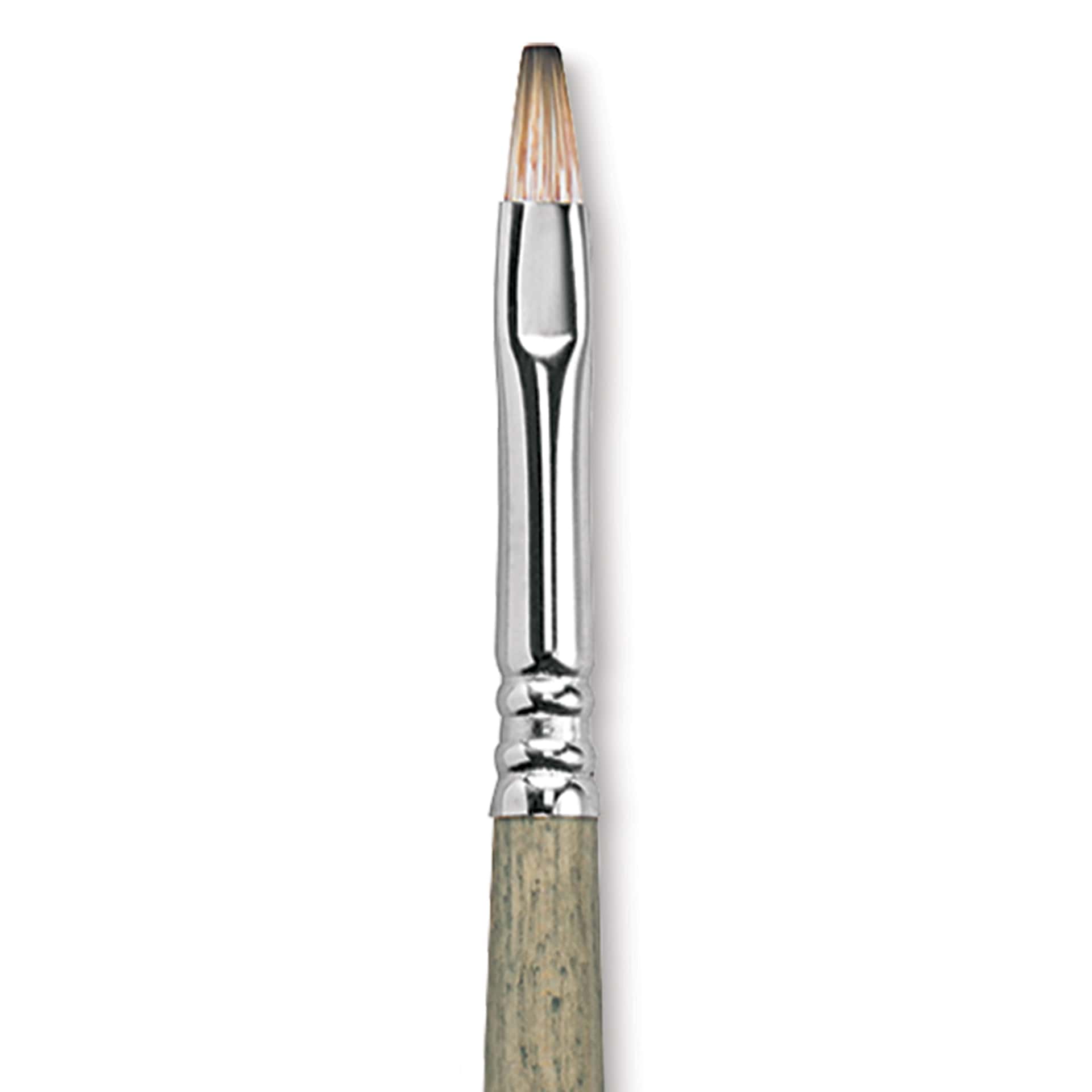 Escoda Tadami Synthetic Mongoose Brush - Bright, Short Handle, Size 6