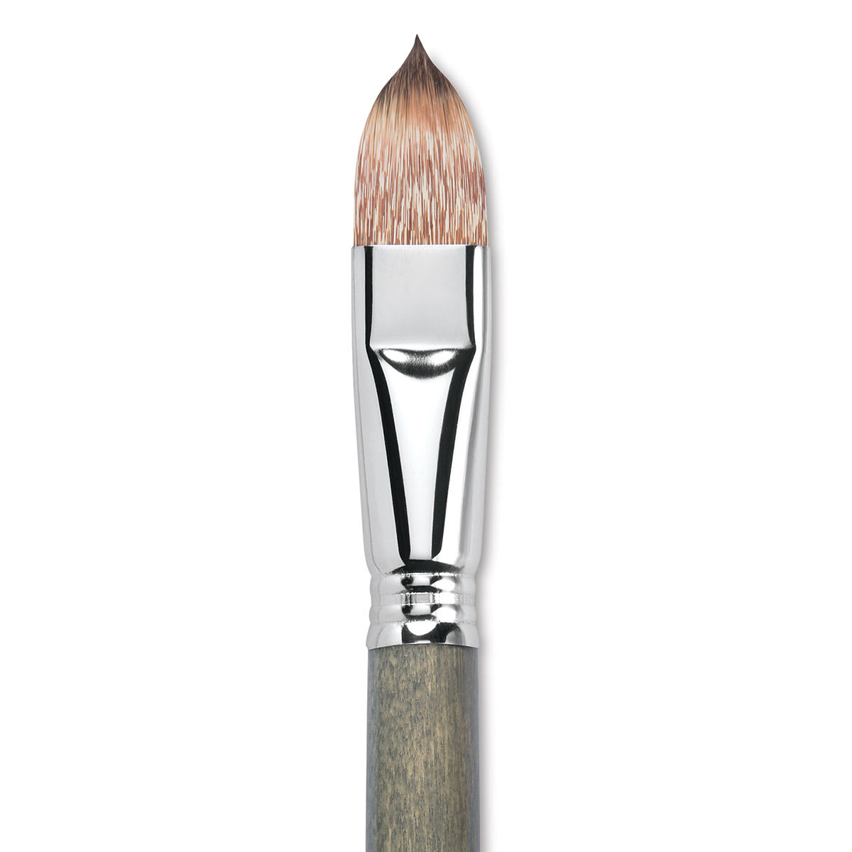 Escoda Tadami Synthetic Mongoose Brush - Filbert, Short Handle, Size 12 close up