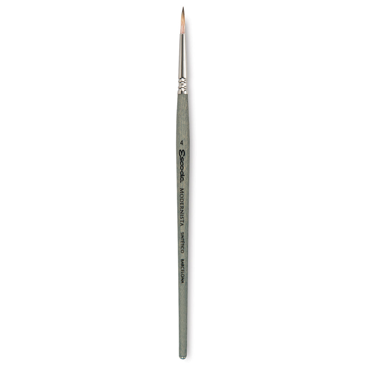 Escoda Tadami Synthetic Mongoose Brush - Round, Short Handle, Size 4