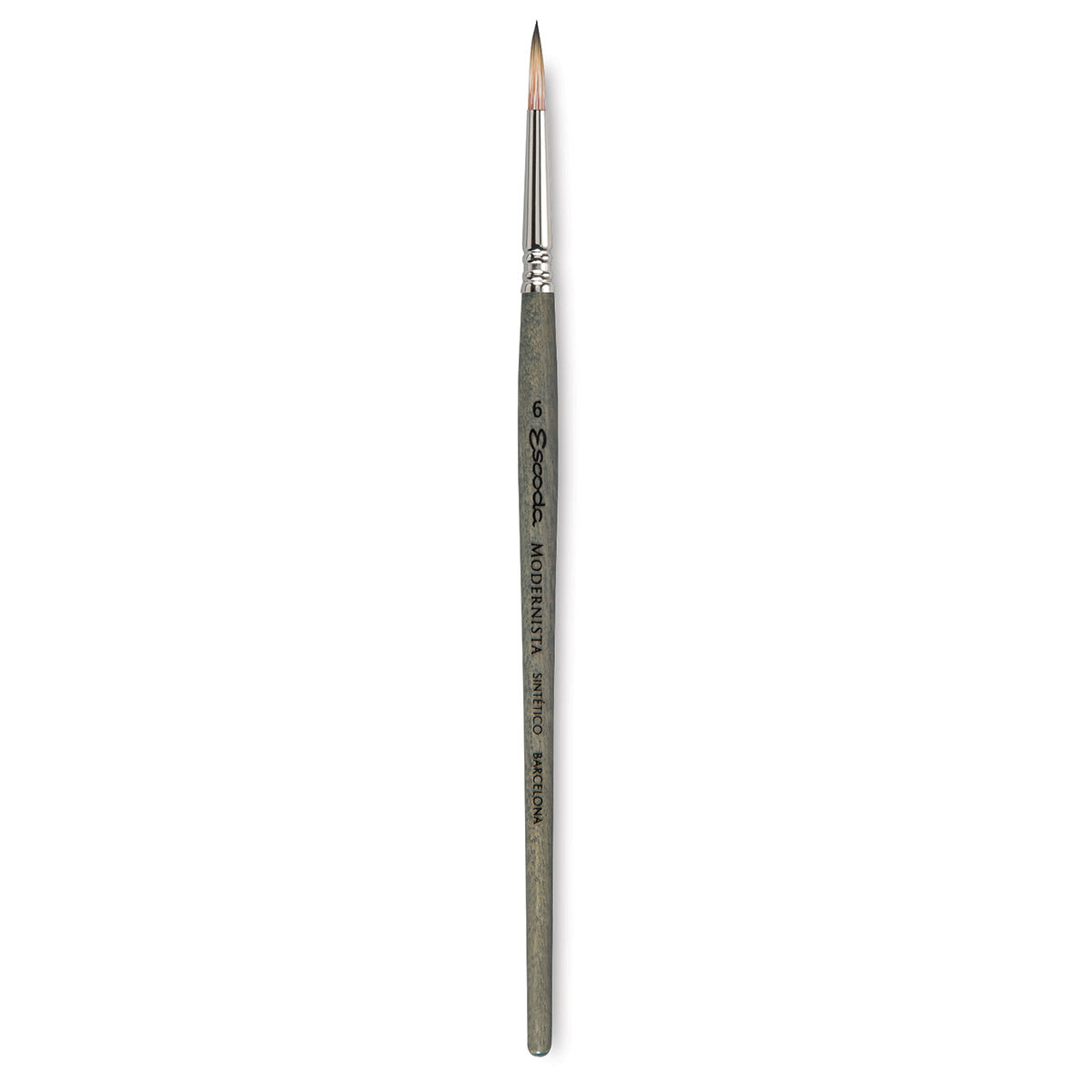 Escoda Tadami Synthetic Mongoose Brush - Round, Short Handle, Size 6
