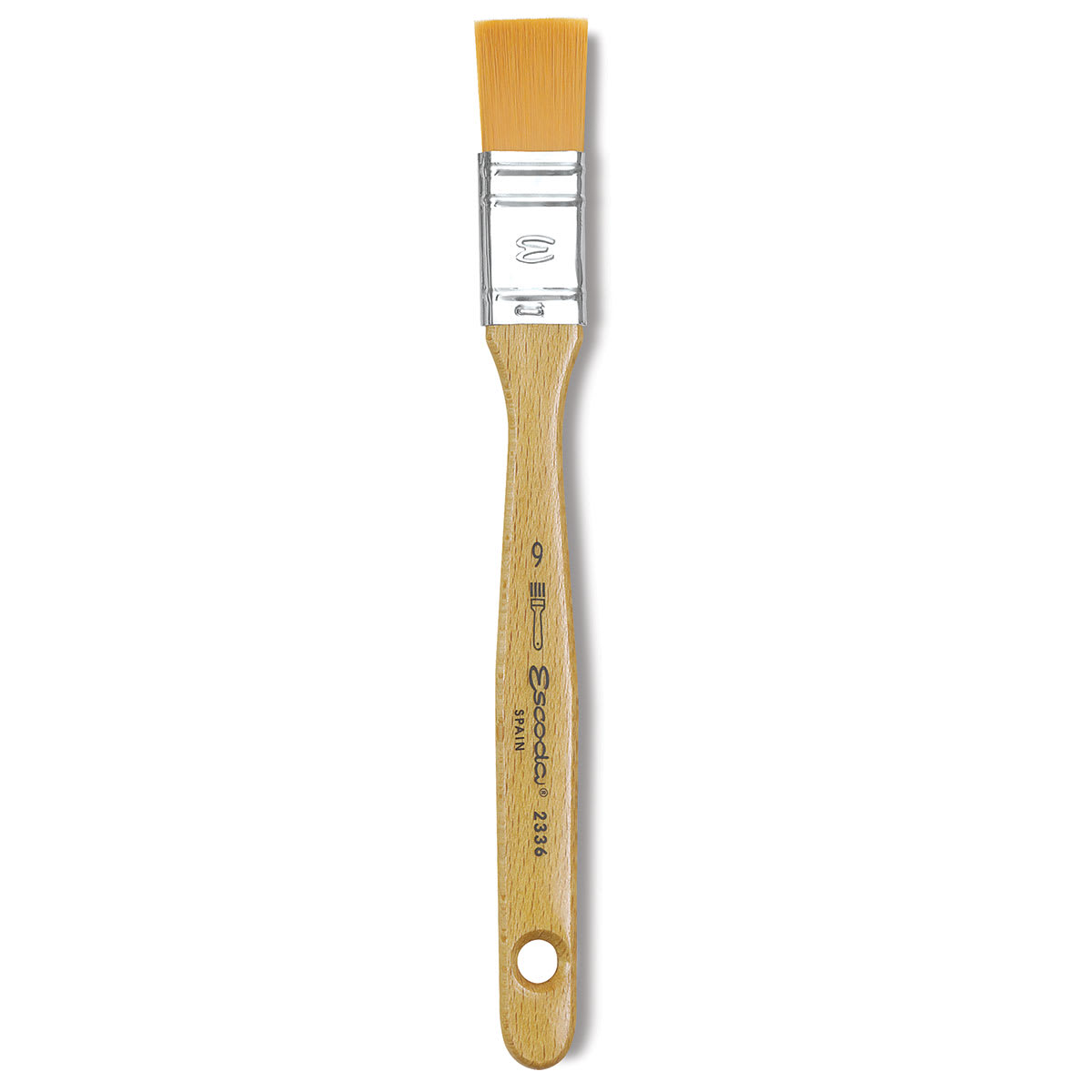 Escoda Barroco Toray Gold Synthetic Brush - Mottler, Size 9