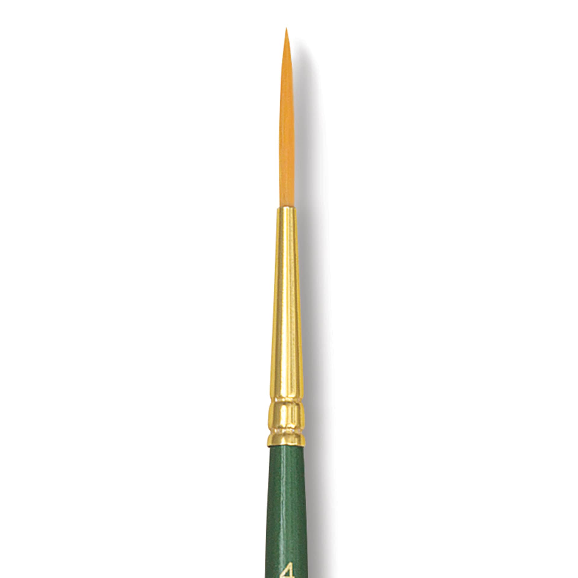 Princeton Good Synthetic Golden Taklon Brush - Liner, Short Handle, Size 4