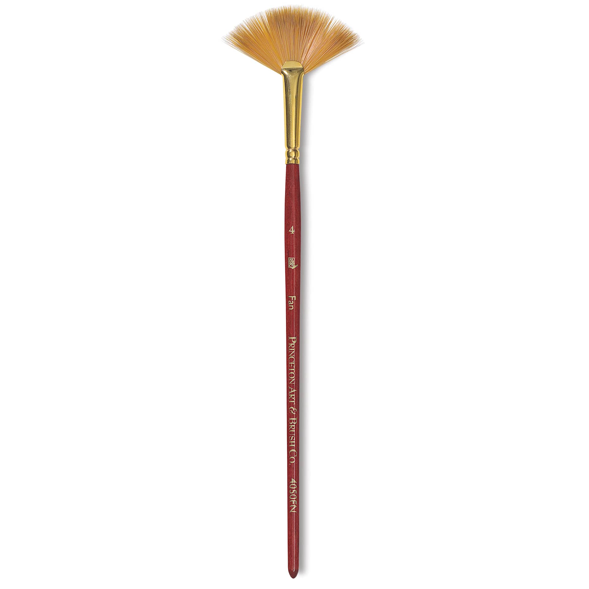 Princeton Heritage Sable Brush - Fan, Short Handle, Size 4
