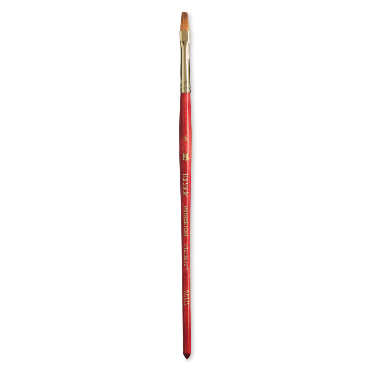Princeton Heritage Sable Brush - Flat Shader, Short Handle, Size 4