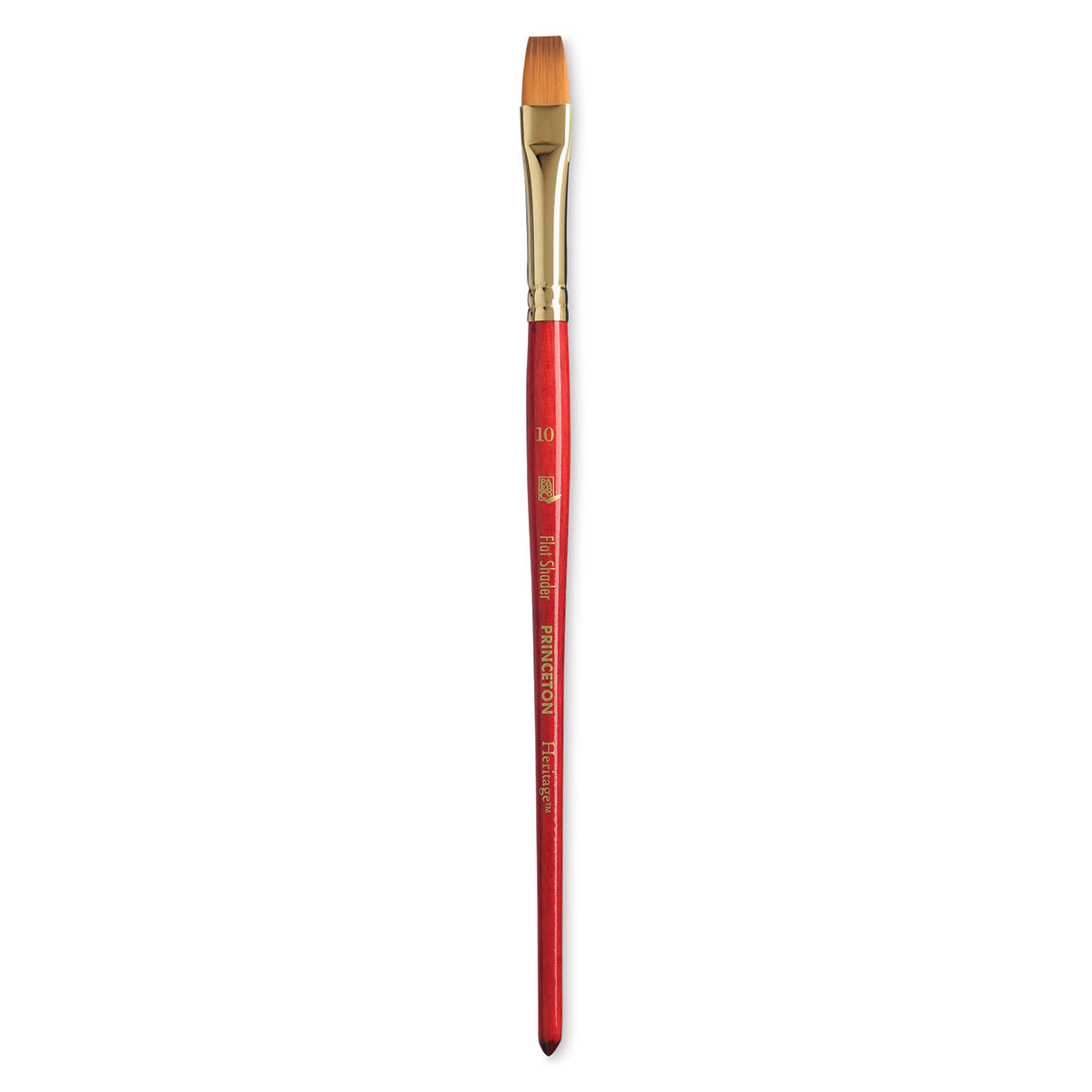 Princeton Heritage Sable Brush - Flat Shader, Short Handle, Size 10