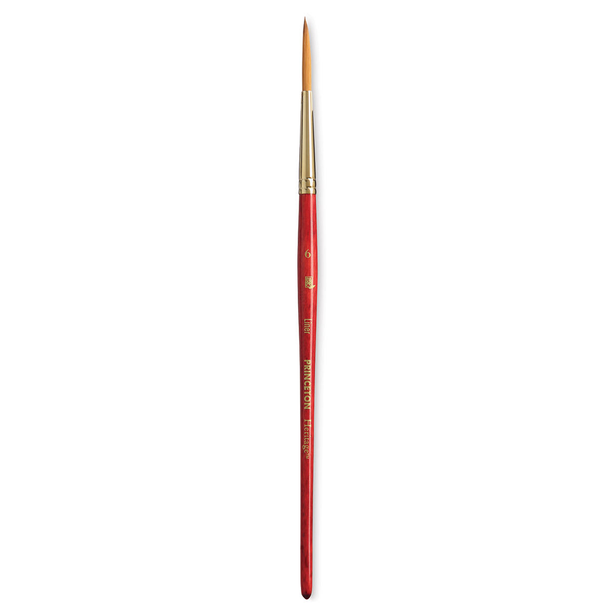 Princeton Heritage Sable Brush - Liner, Short Handle, Size 6