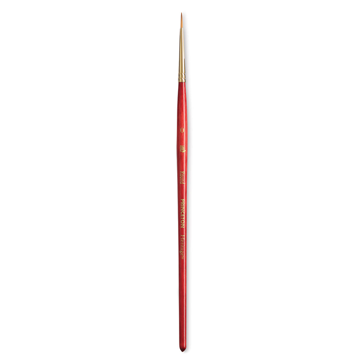 Princeton Heritage Sable Brush - Round, Short Handle, Size 0