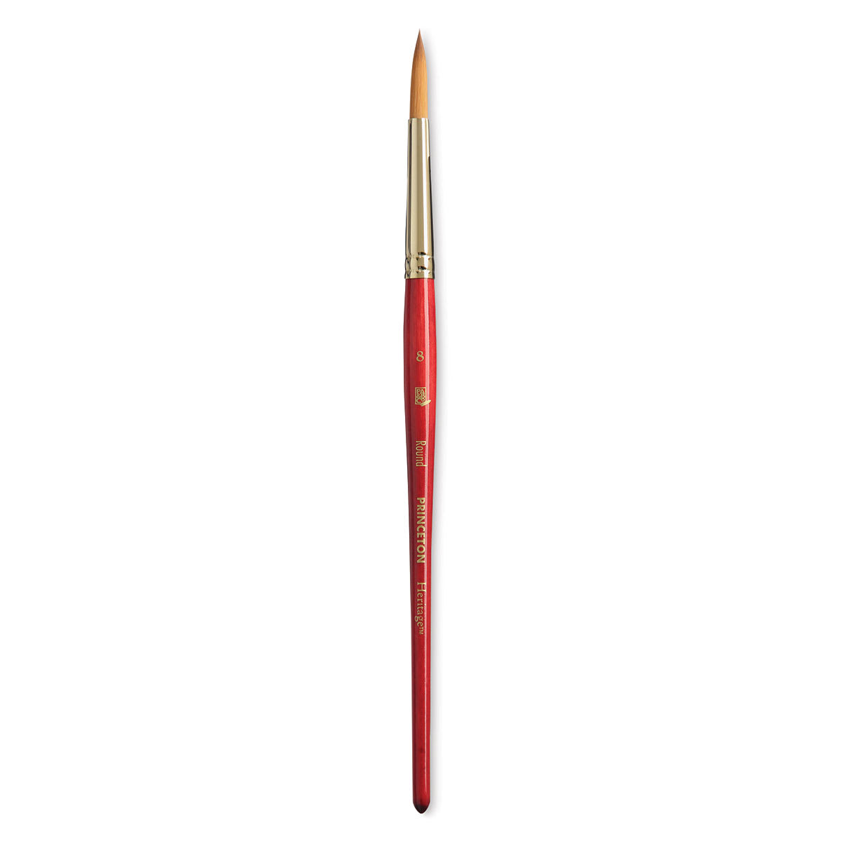 Princeton Heritage Sable Brush - Round, Short Handle, Size 8