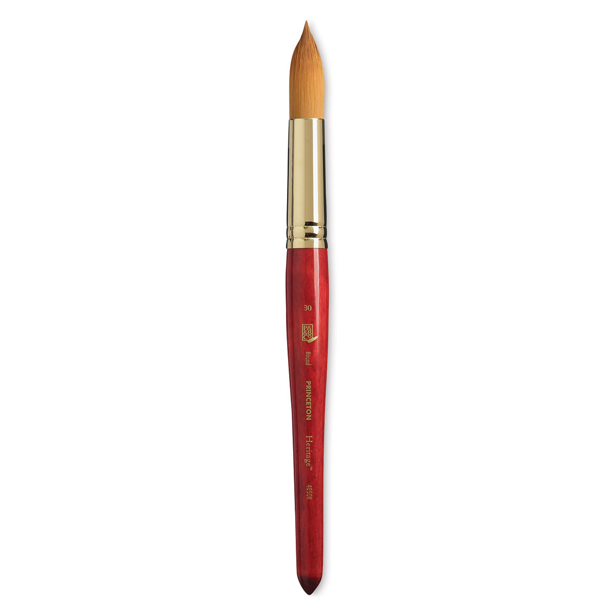 Princeton Heritage Sable Brush - Round, Short Handle, Size 30
