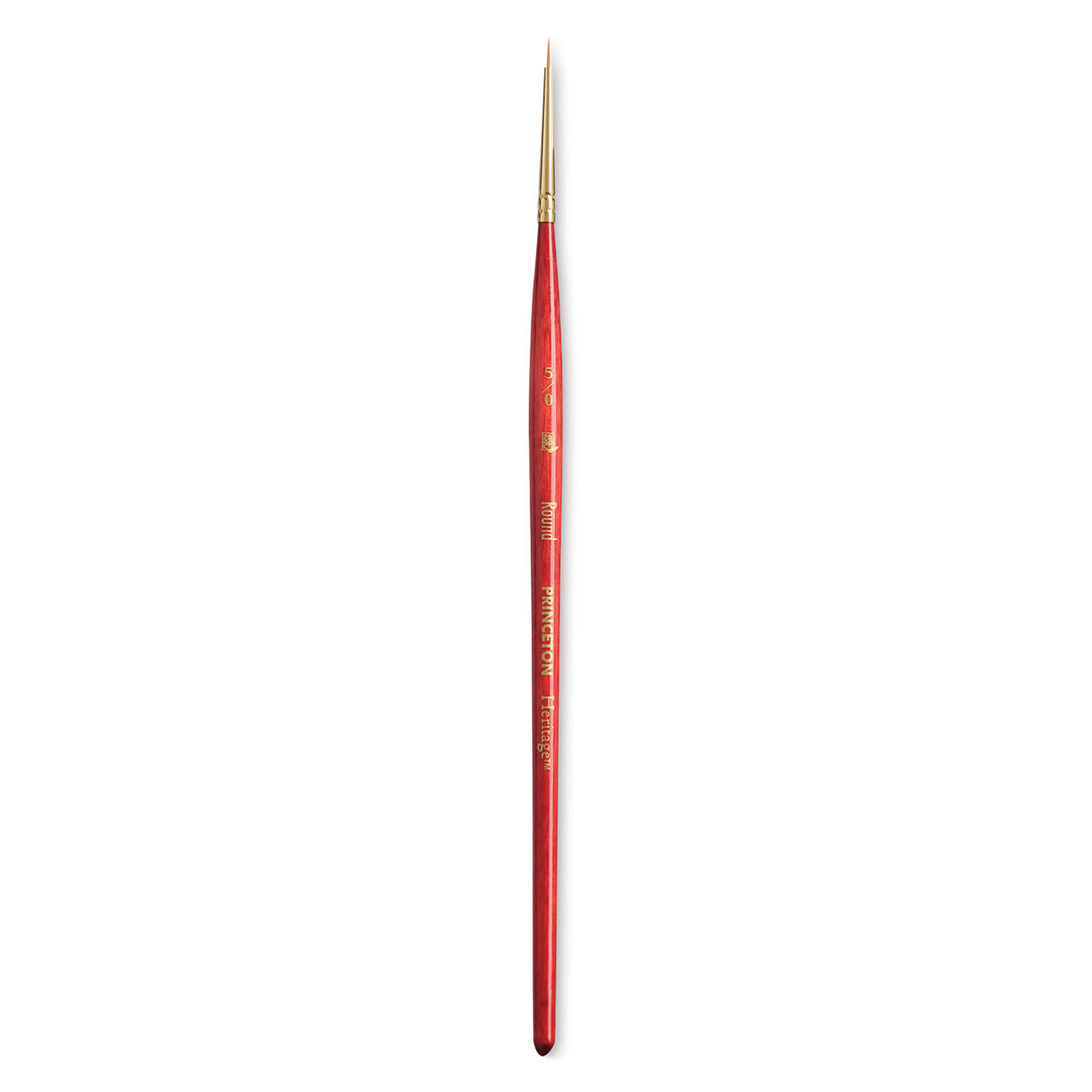 Princeton Heritage Sable Brush - Round, Short Handle, Size 5/0