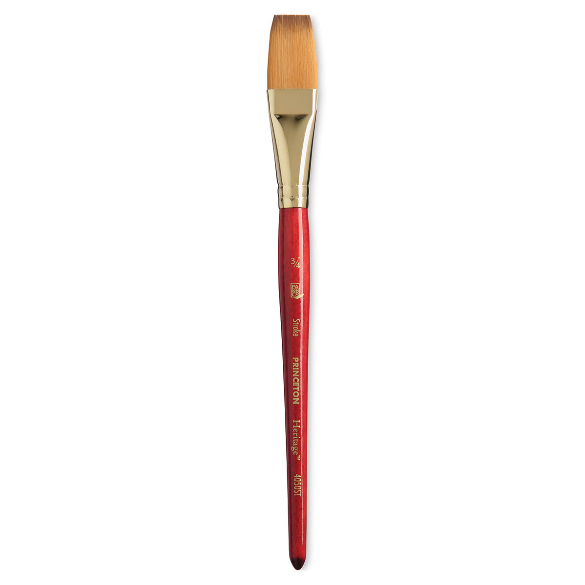 Princeton Heritage Sable Brush - One-Stroke, Short Handle, Size 3/4"
