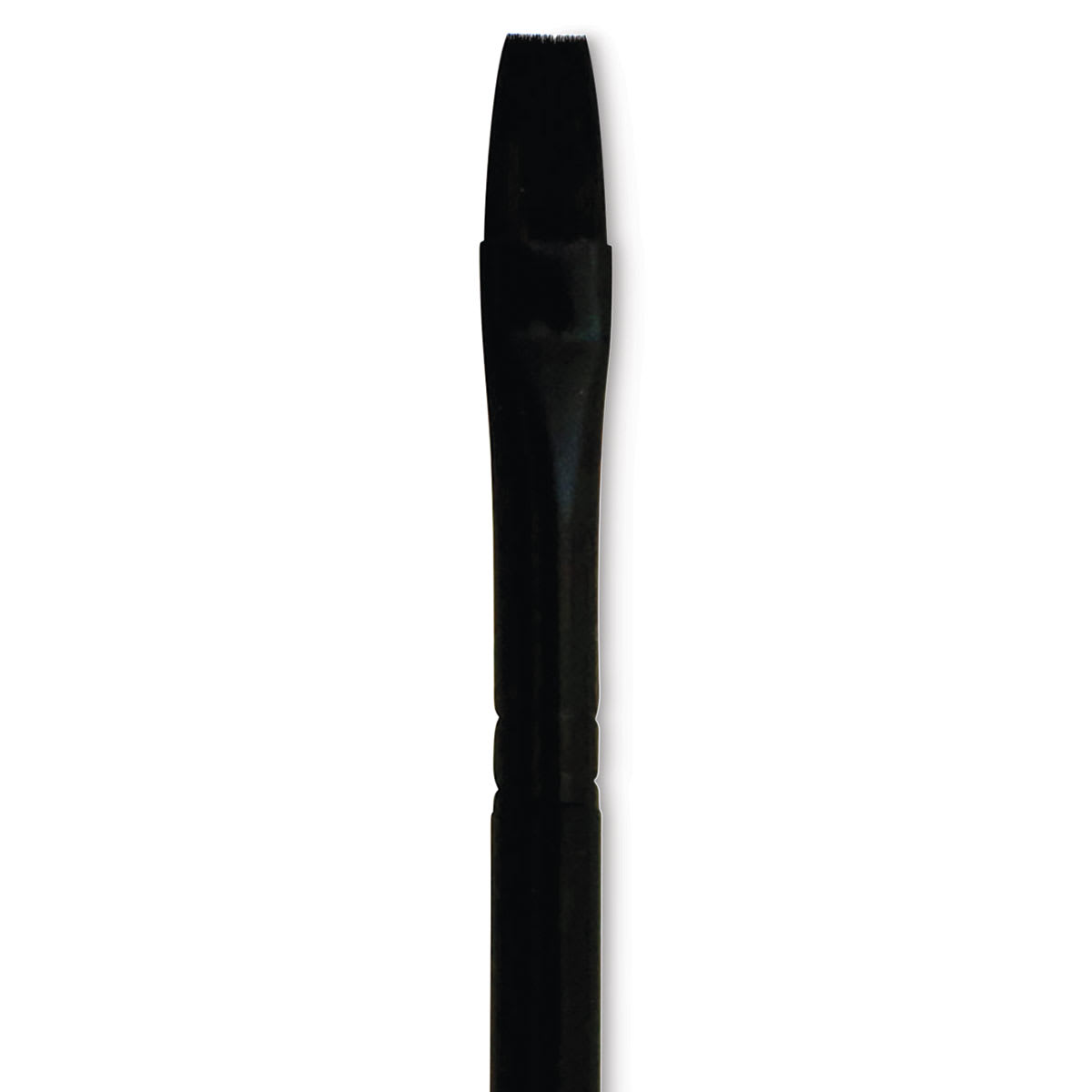 Silver Brush Black Velvet Brush - Square Wash, Size 1/4" close up