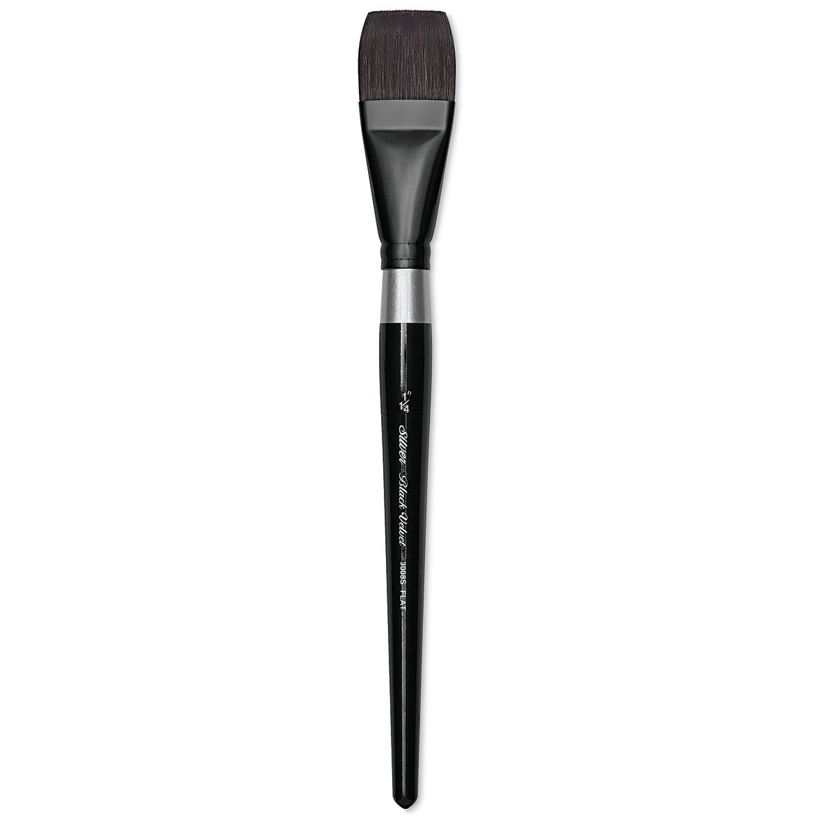 Silver Brush Black Velvet Brush - Square Wash, Size 1-1/4"
