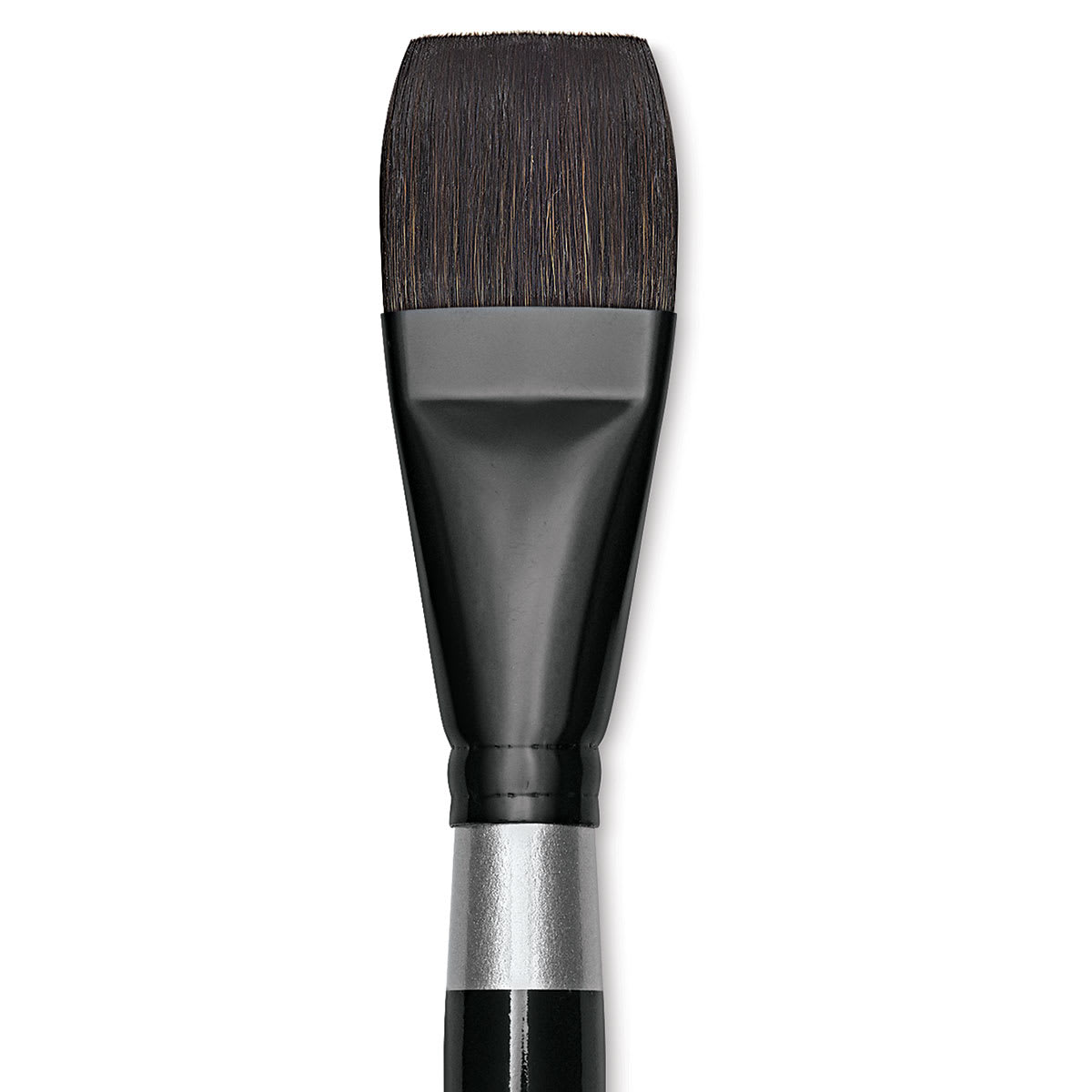 Silver Brush Black Velvet Brush - Square Wash, Size 1-1/4" close up