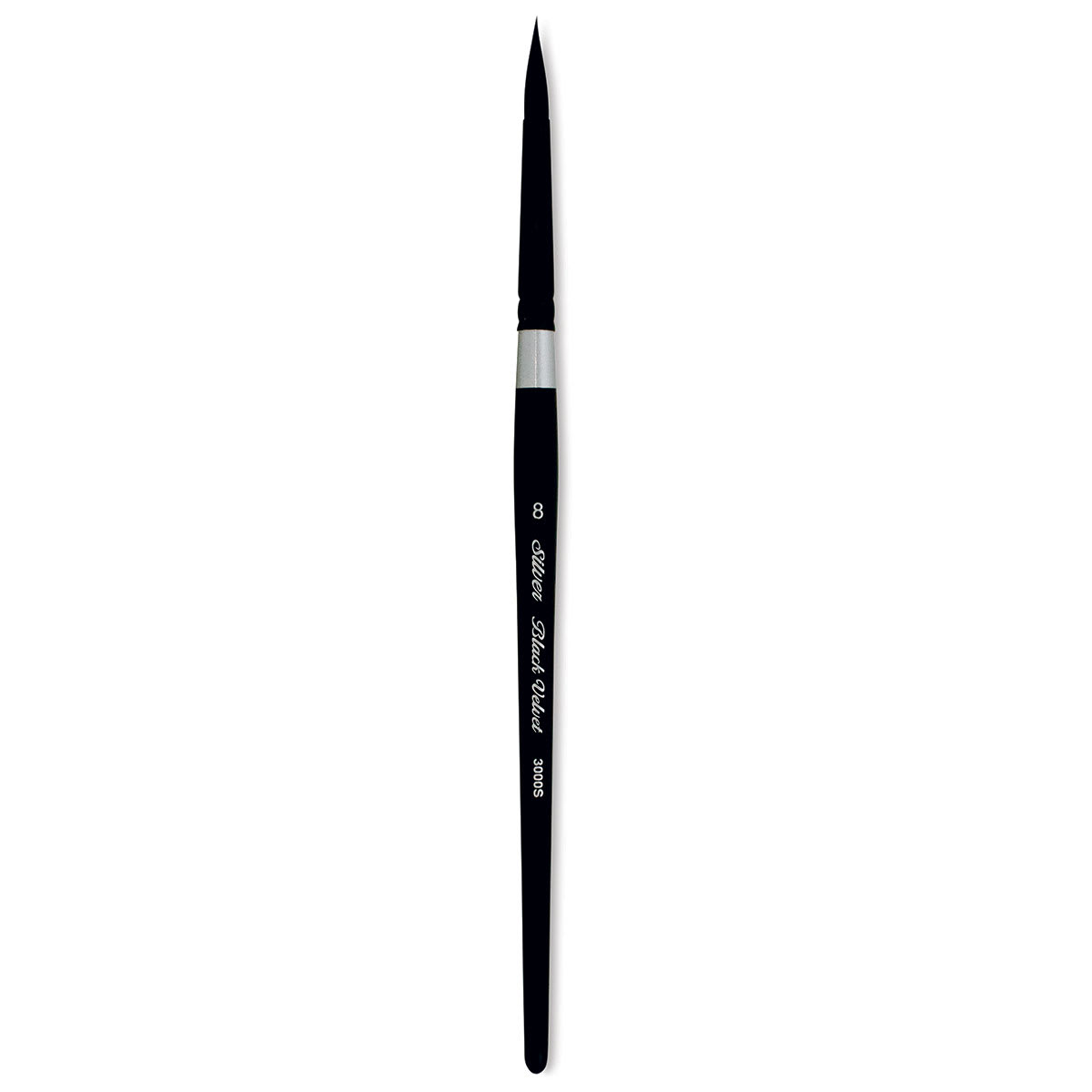 Silver Brush Black Velvet Brush - Round, Size 8