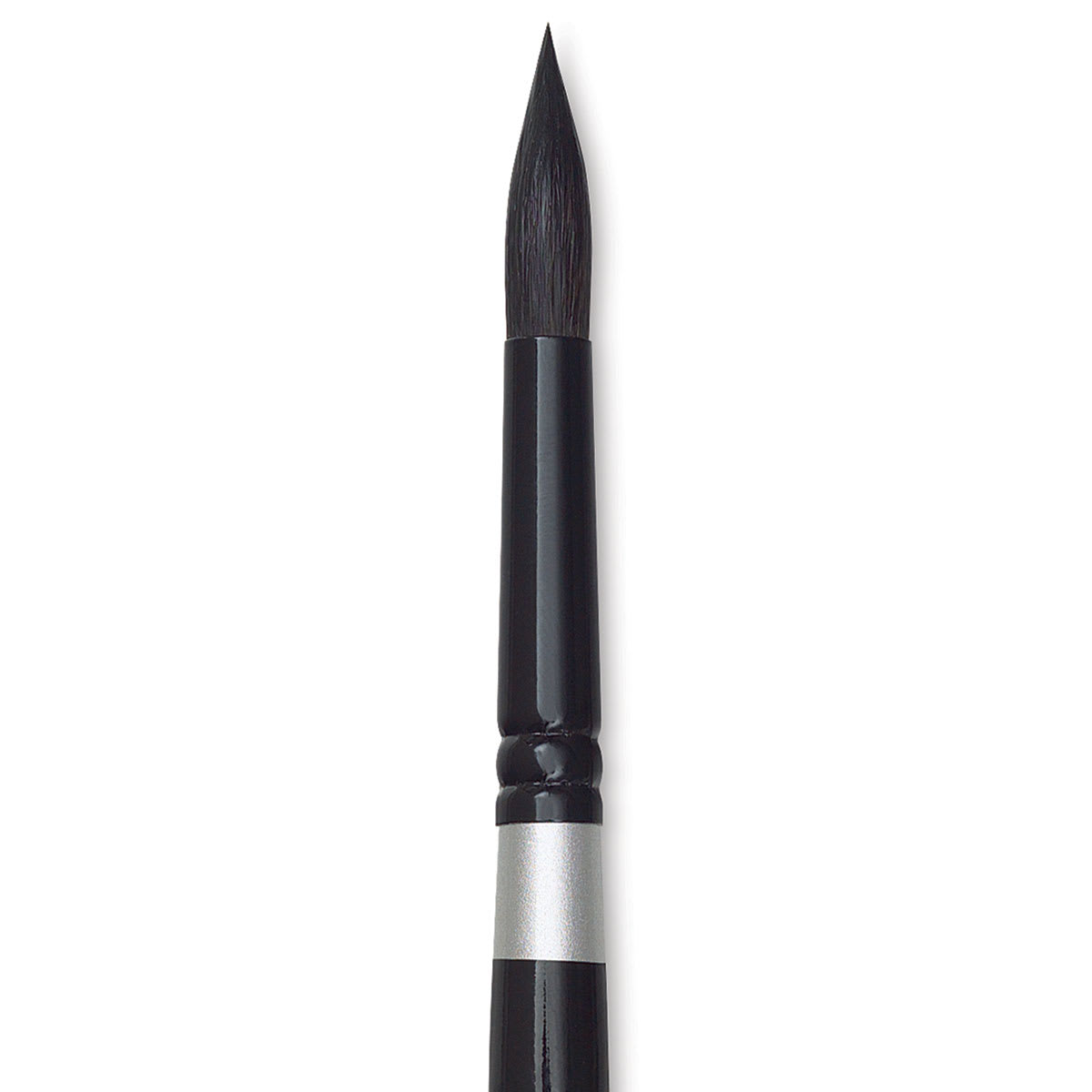 Silver Brush Black Velvet Brush - Round, Size 12 close up