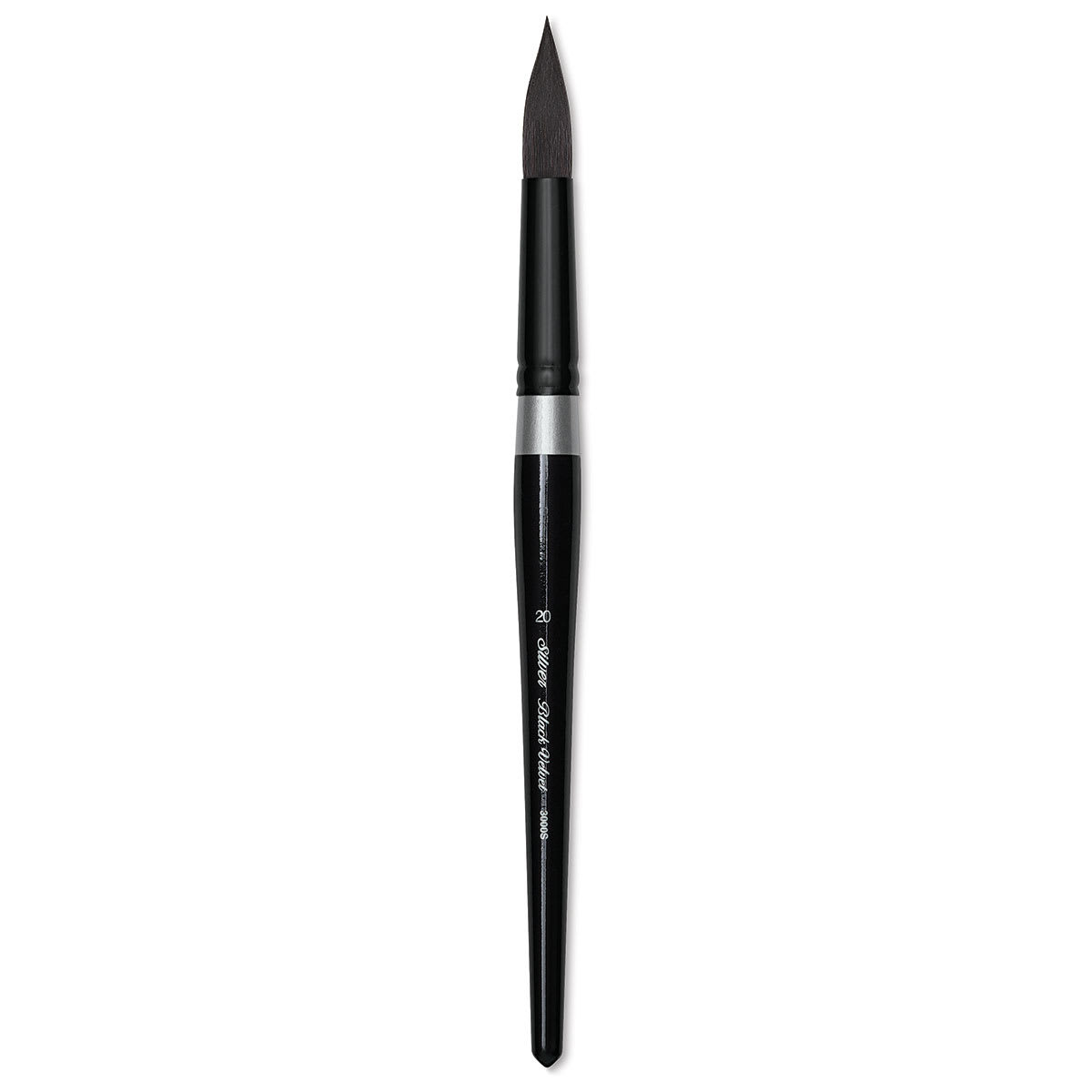 Silver Brush Black Velvet Brush - Round, Size 20