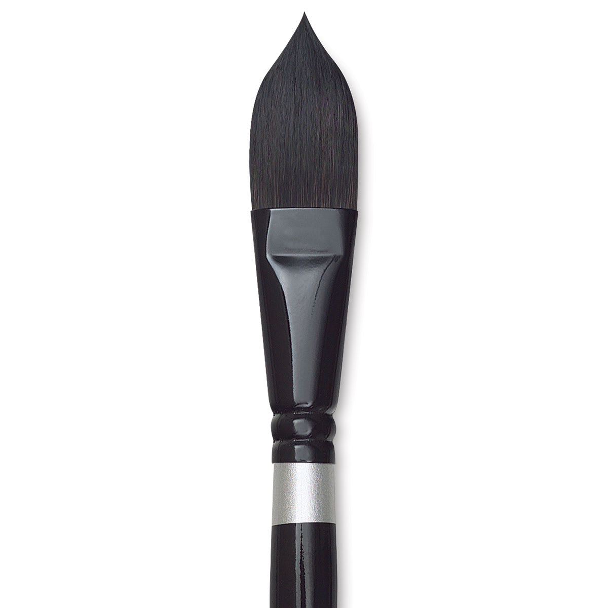 Silver Brush Black Velvet Brush - Oval Wash, Size 1" close up