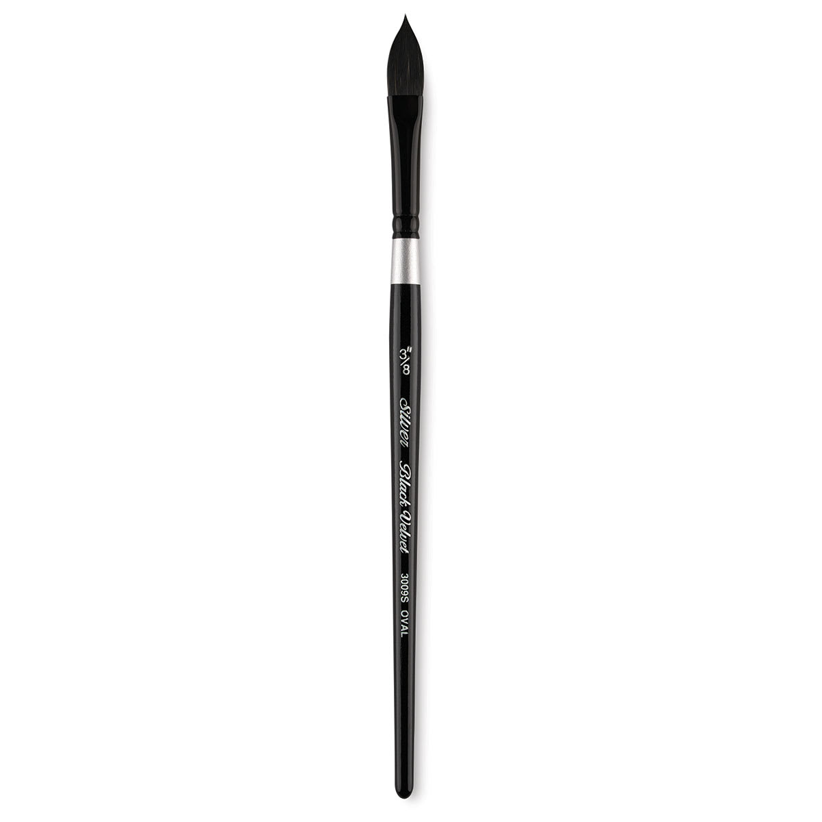 Silver Brush Black Velvet Brush - Oval Wash, Size 3/8"