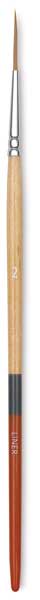 Princeton Snap! Golden Taklon Brush - Liner, Short Handle, Size 2