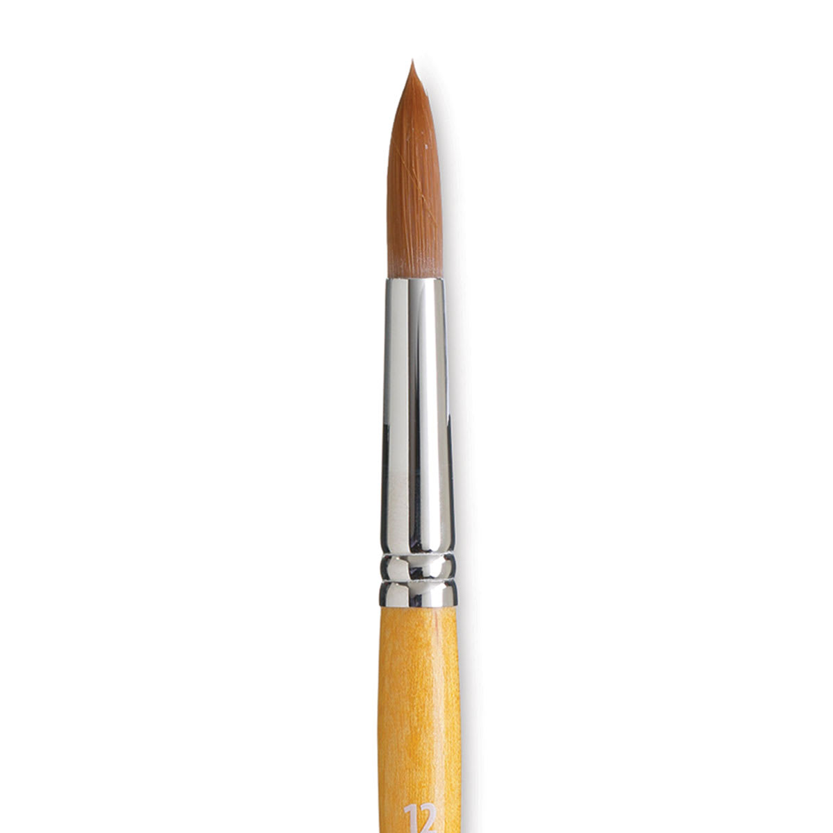 Princeton Snap! Golden Taklon Brush - Round, Short Handle, Size 12